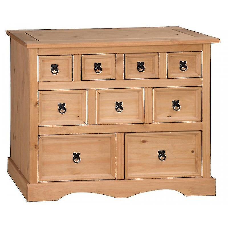 Corona 9 Drawer Merchants Chest
