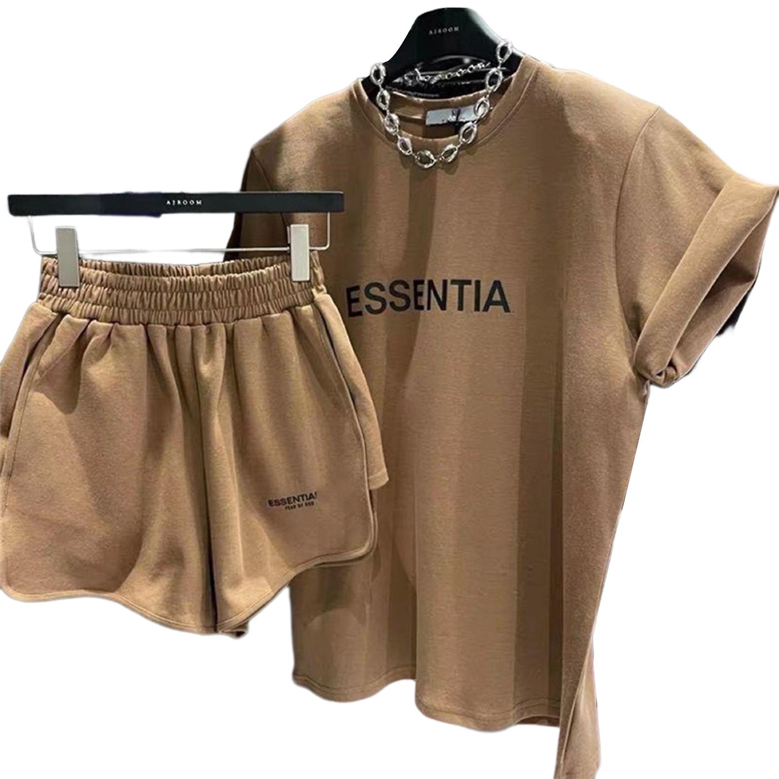 Short-sleeved T-shirt Shorts Suit Breathable Meticulous Stitching & Neat Tailoring For Outdoor Activities Camping Runing Climbing