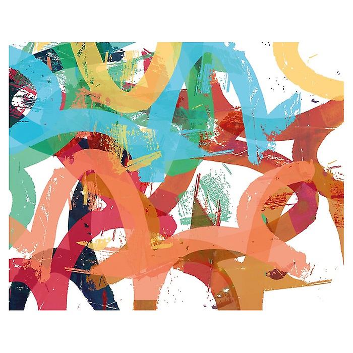Cartissi New Shuffling II Framed Canvas Print