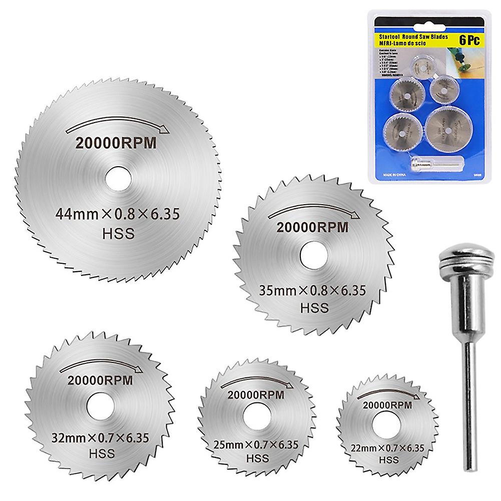 6pcs Portable HSS Mini Saw Blades for Multi-Material Cutting