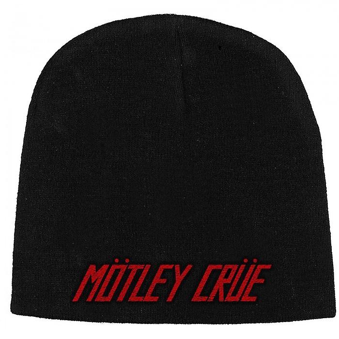 Motley Crue ユニセックス アダルト ロゴ ビーニー