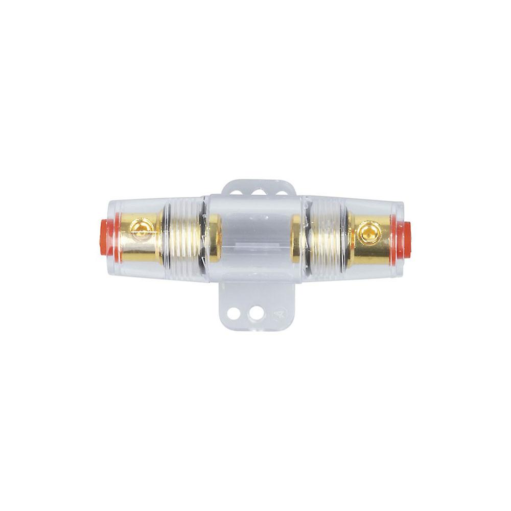 Quality High Performance Audio Power Fuseholder with Mounting Bracket Gold