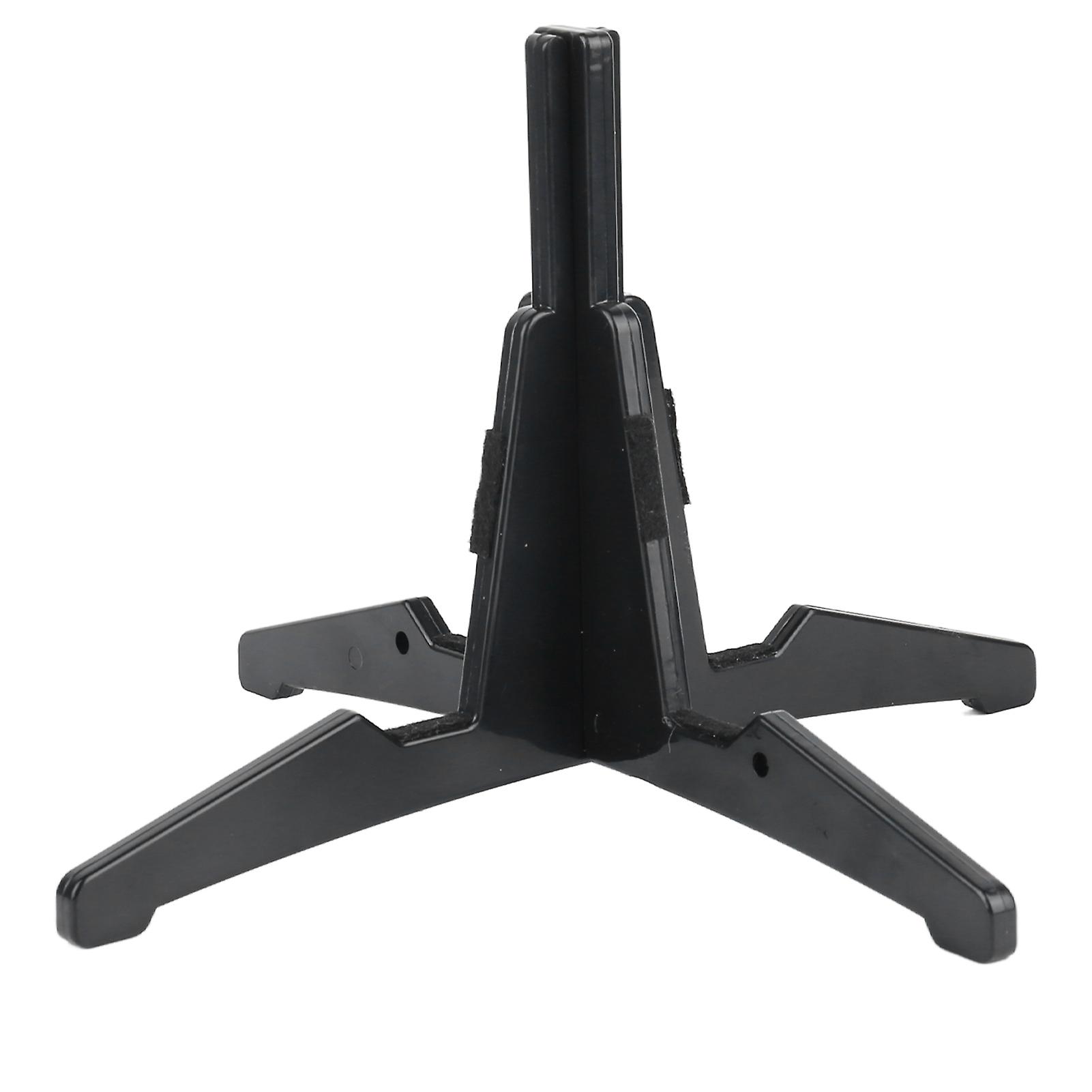4 Legs Clarinet Stand ABS Plastic Detachable Cross Clarinet Holder Portable Long Flute Support Black