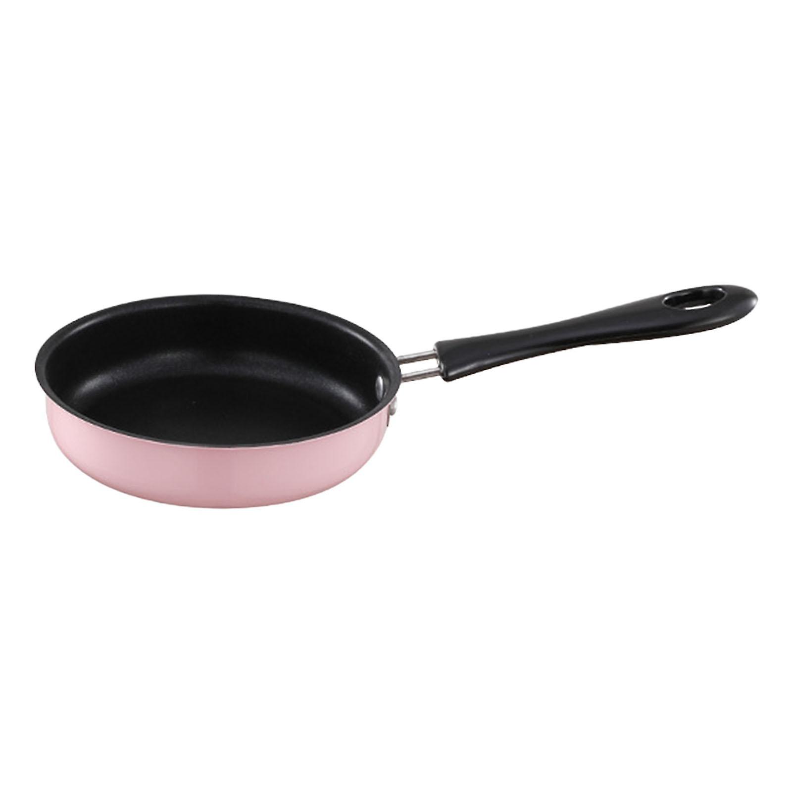 Frying Pan Nonstick with Long Handle for Induction Cooker RV Travel Kitchen Black