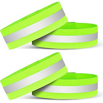 Reflekterende armbånd, parallelle stenger Sterkt klebrig reflekterende sikkerhetsbånd Høy synlighet sikkerhetsarmbånd for de fleste og sykling