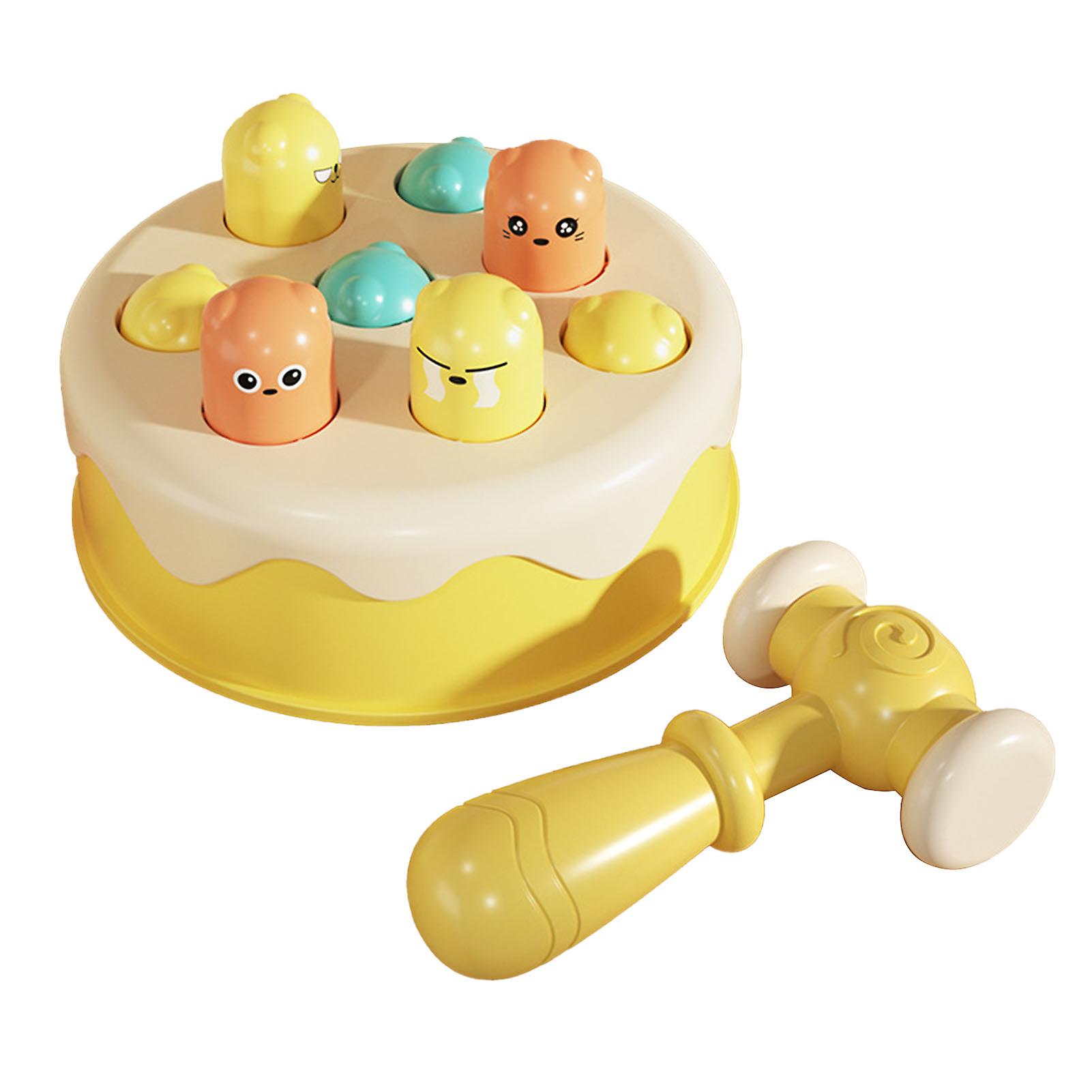 Beat A Mole Mini Arcade Game Toy Interactive Pounding Game for Toddlers Above 3 Years, Fun Hand-Eye Coordination Activity