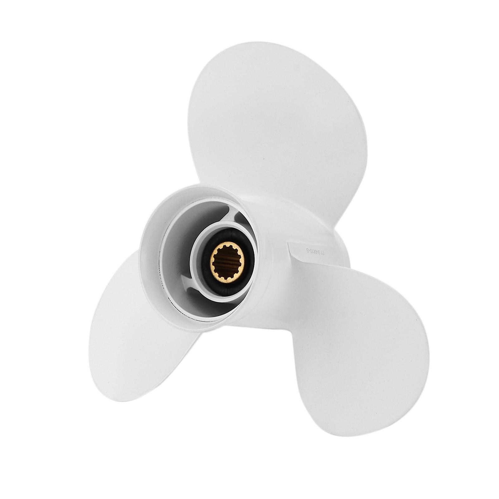 Blades Propeller,11‑3/4in 10in Aluminium Alloy Outboard Propeller Marine Outboard Propeller Proven Performance