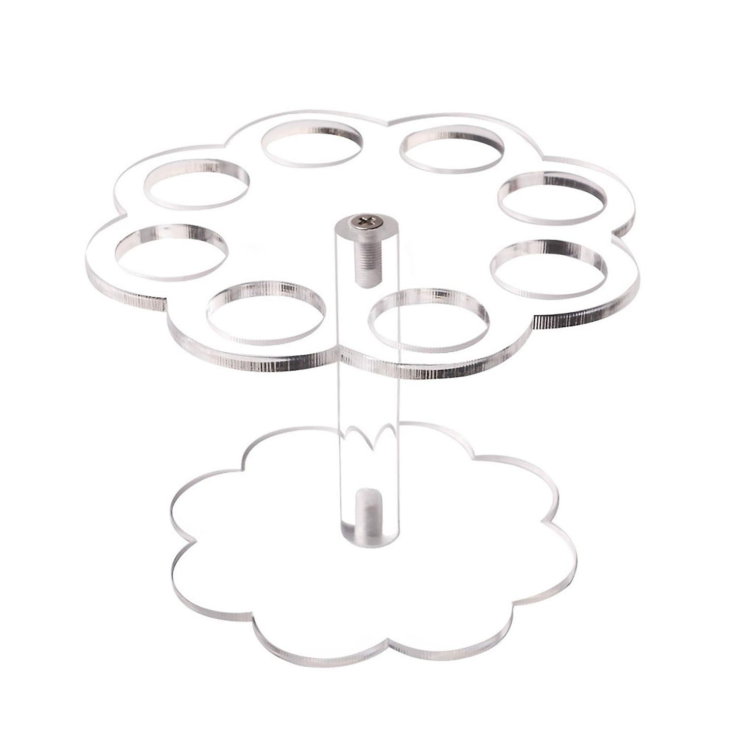 Ice Cream Cone Holder Detachable Acrylic 8 Holes Wedding Buffet Waffle Cone Display Stand for Party