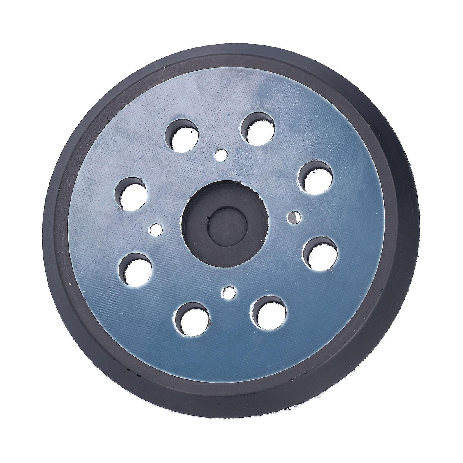 Round Hook and Loop Backing Pad, 2 Pcs 5 Inch 8 Hole Sander Pad Replacement Pad, Hook and Loop Orbital Sander Replacement Pad Backing Pad, for