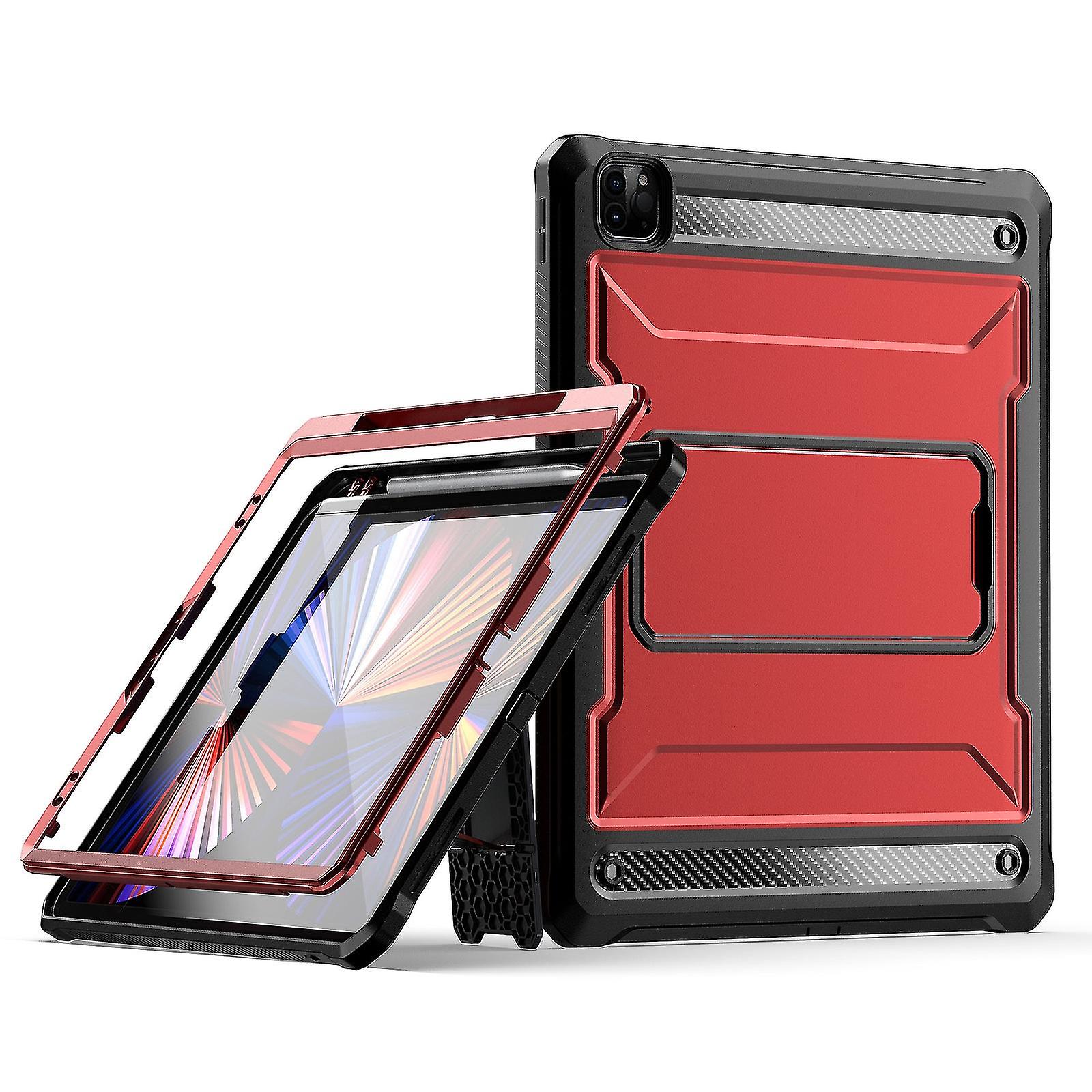 Tablet Protective Case For Ipad Pro 12.9 2021/2020/2018 Red
