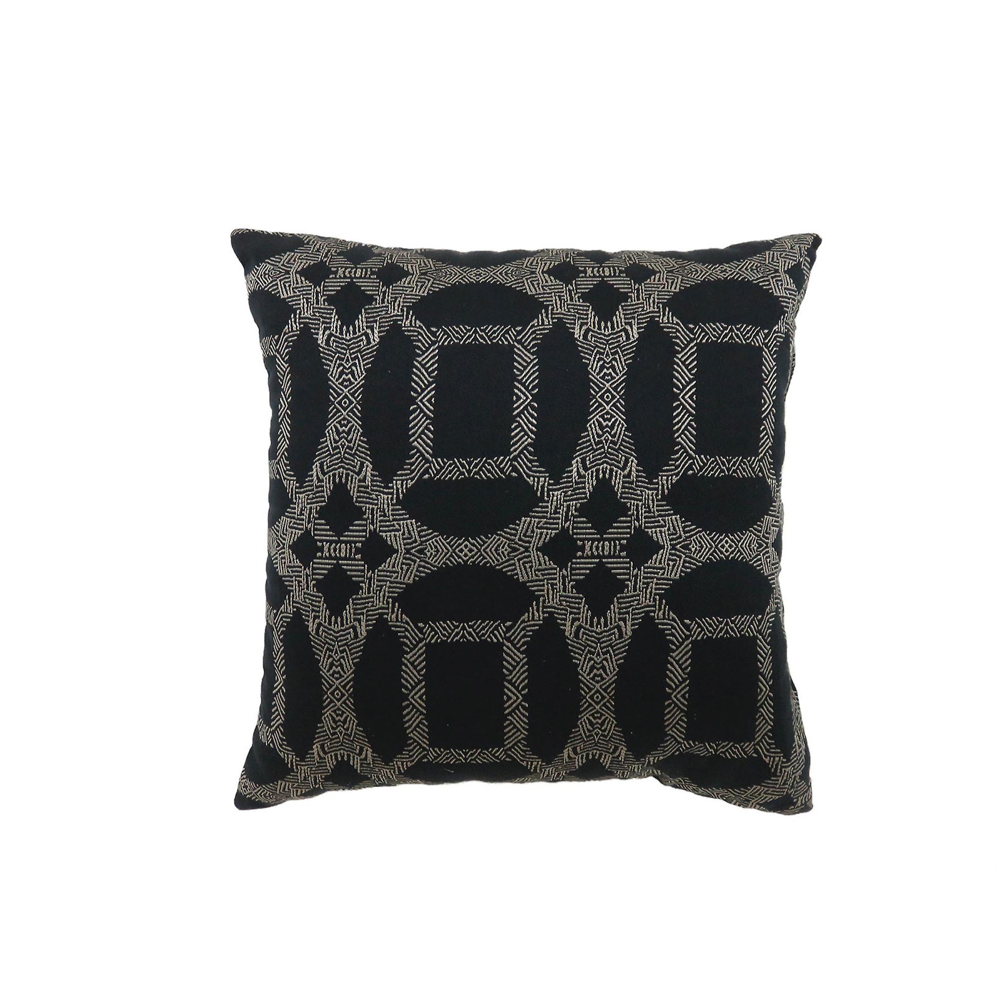 black and gray pillows