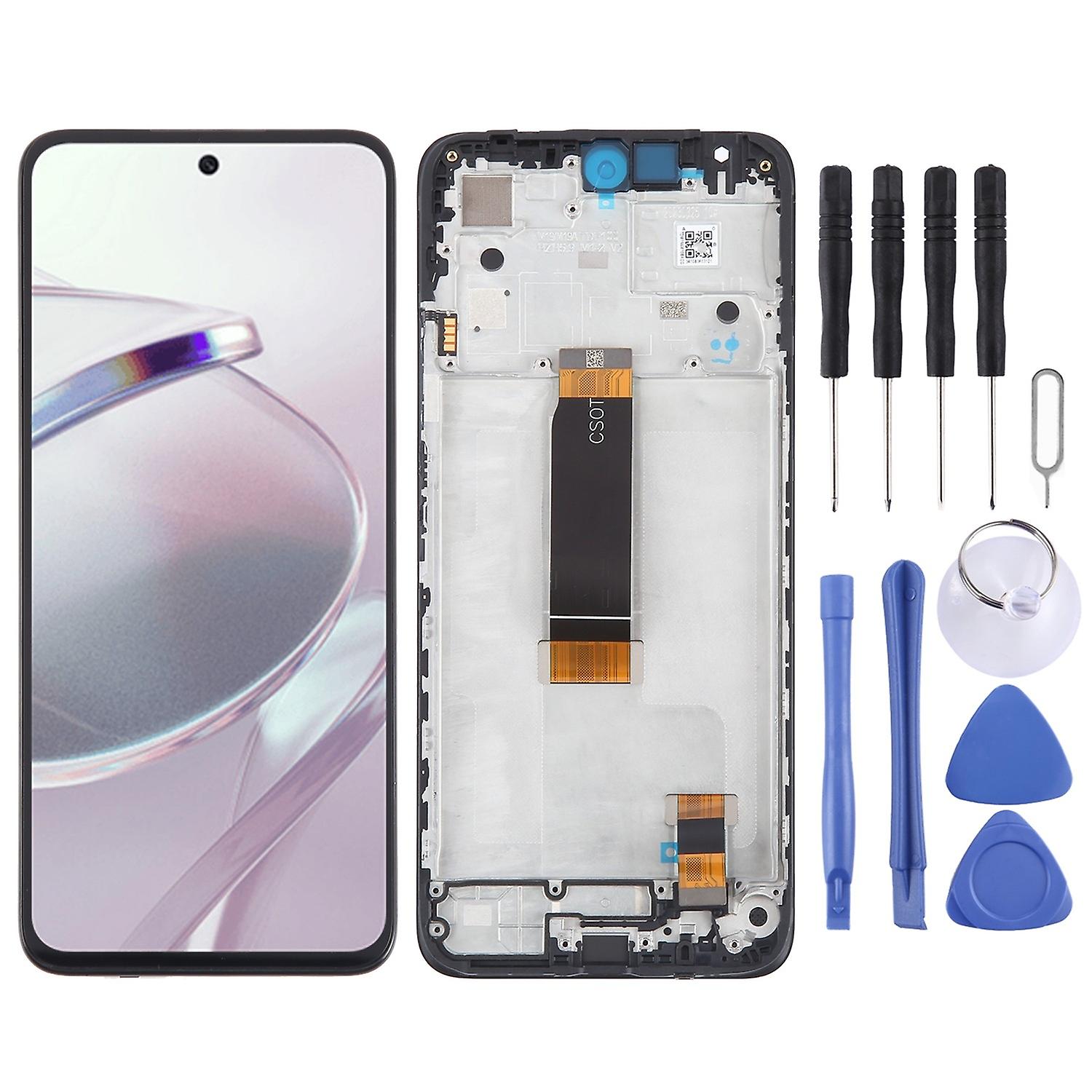 IPS LCD Screen with Frame For Xiaomi Poco M6 Pro 5G