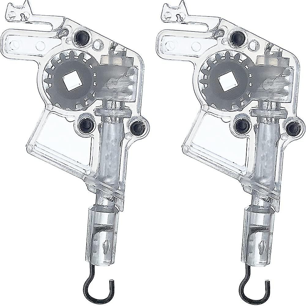 Wand Tilter For 2" Low Profile Horizontal Blinds Tilt Mechanism Hook Connection With Square Shaped Gear Low Rail Blinds Accessory(2pcs, White)-Good