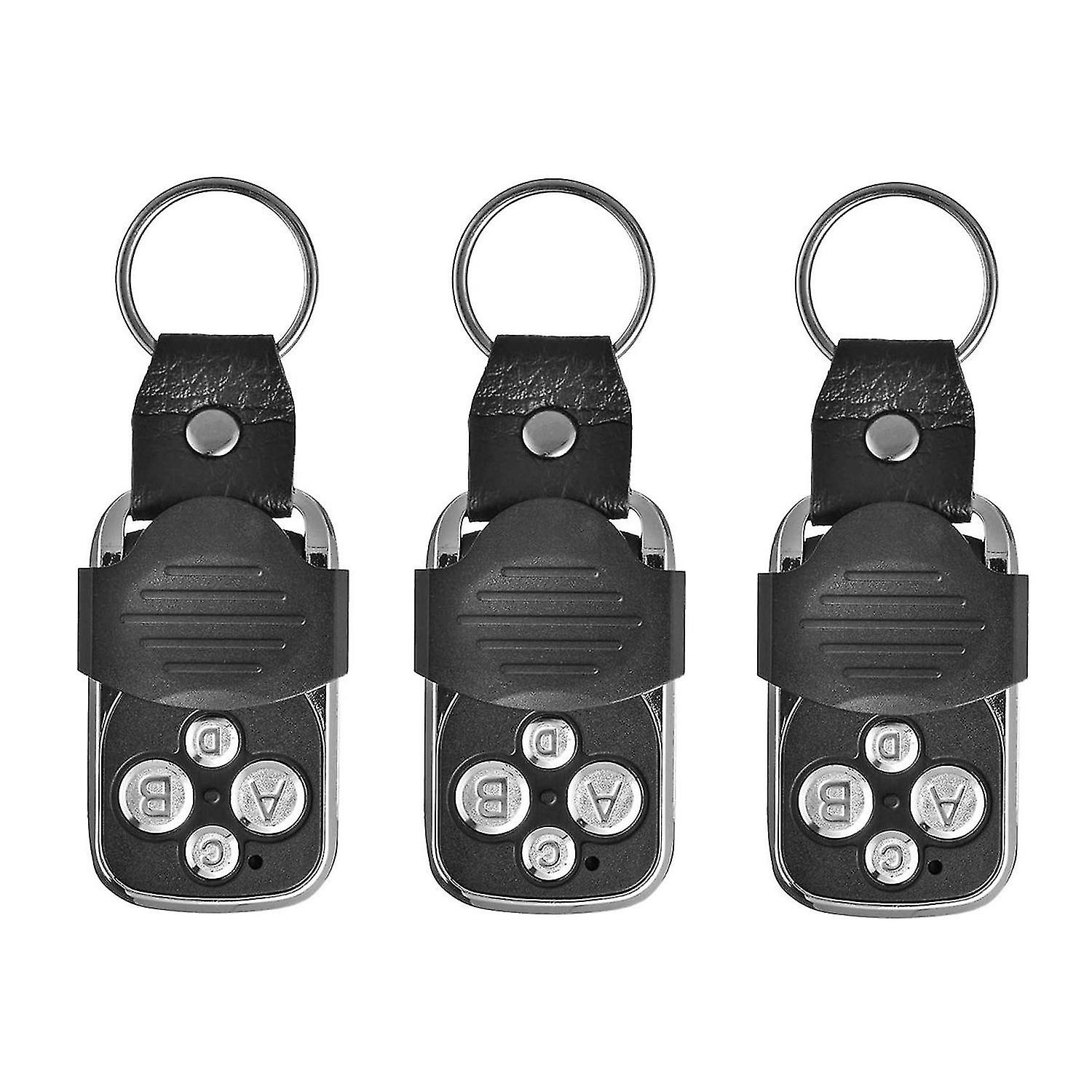 Remote Control-433MHZ Wireless Copy Metal Four Buttons*3pcs