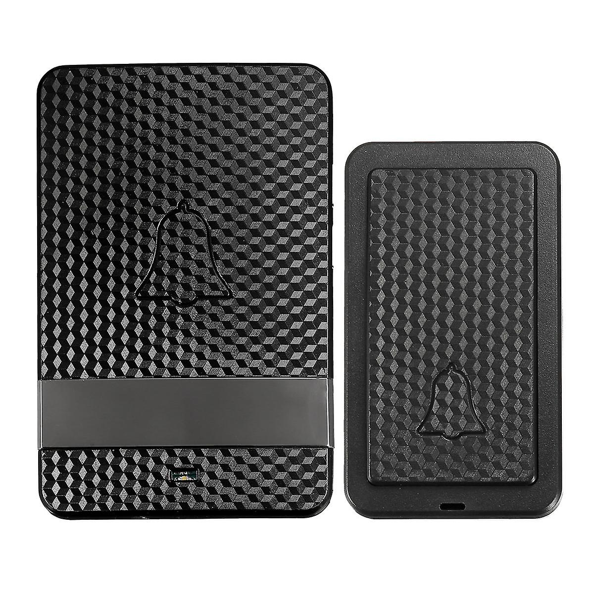 28 Chimes Wireless Doorbell Ip68 Waterproof Remote Control Receiver Led Flash