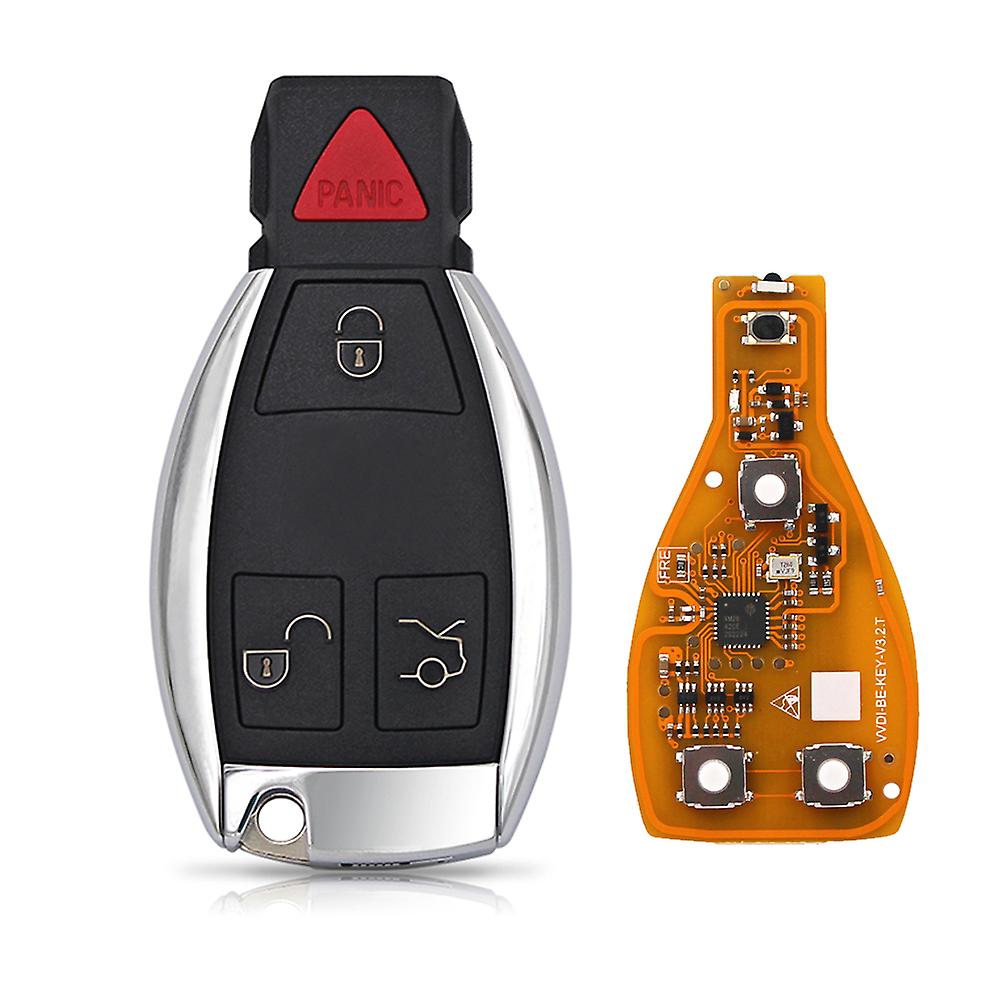 Xhorse Vvdi Be Key Pro For Mercedes Benz V3.2 Pcb Remote Key Improved Version Smart 315/433mhz With Chip