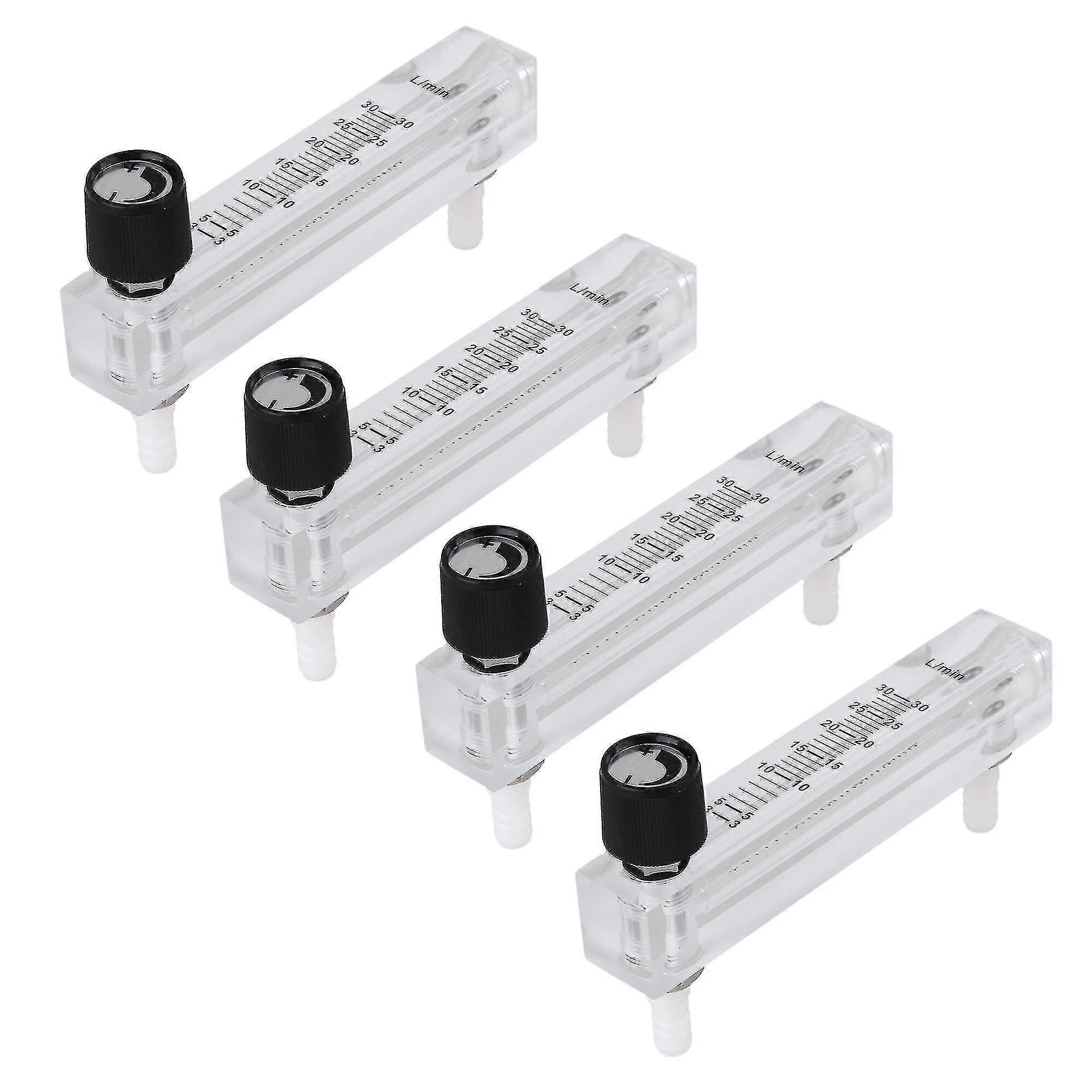 4 X Lzq-7 Flow Meter Acrylic 3-30lpm Detecting Accessories