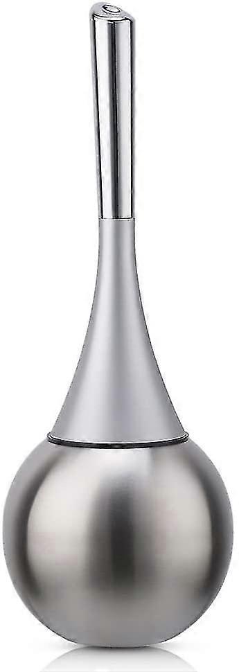 Frittstående toalettbørsteholder Rustfritt stål polert børstet finish WC-sett Bad (Brush Inc