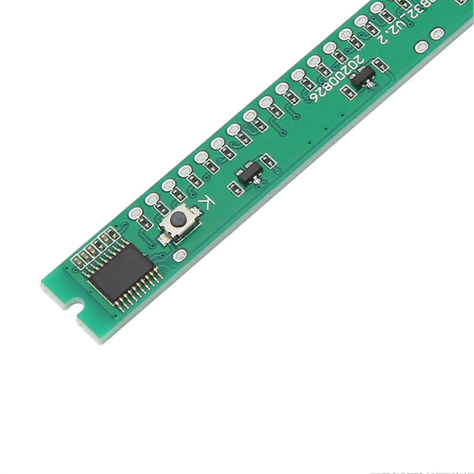 32 Bit Music Level Indicator DIY 8 Effects Adjustable Brightness LED Display Sound Level Indicator with 4PIN Flat Cable