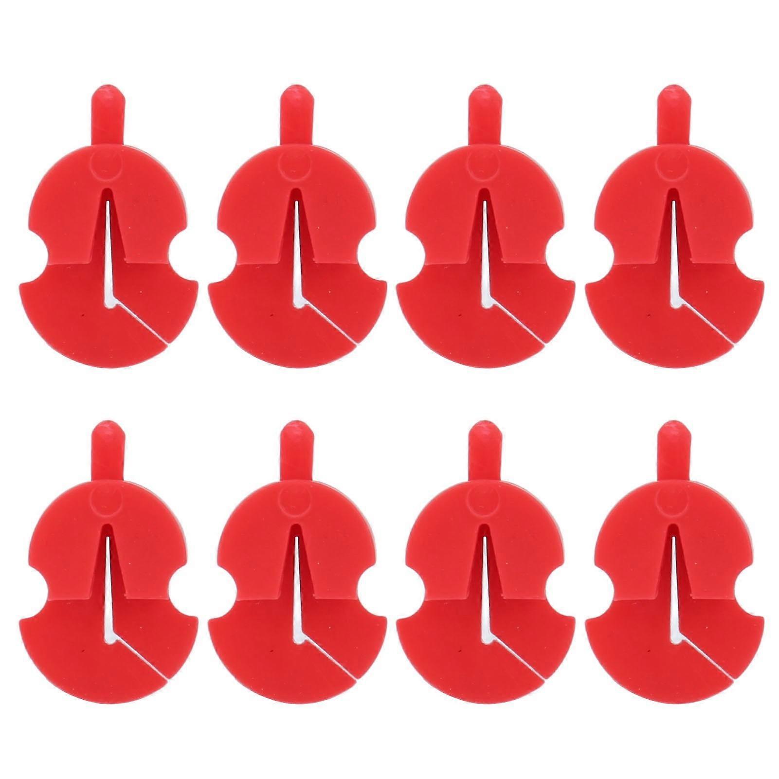 8Pcs Violino Mute Silenziatore in Gomma Regolabile Foro Singolo Pratica Parti Accessori