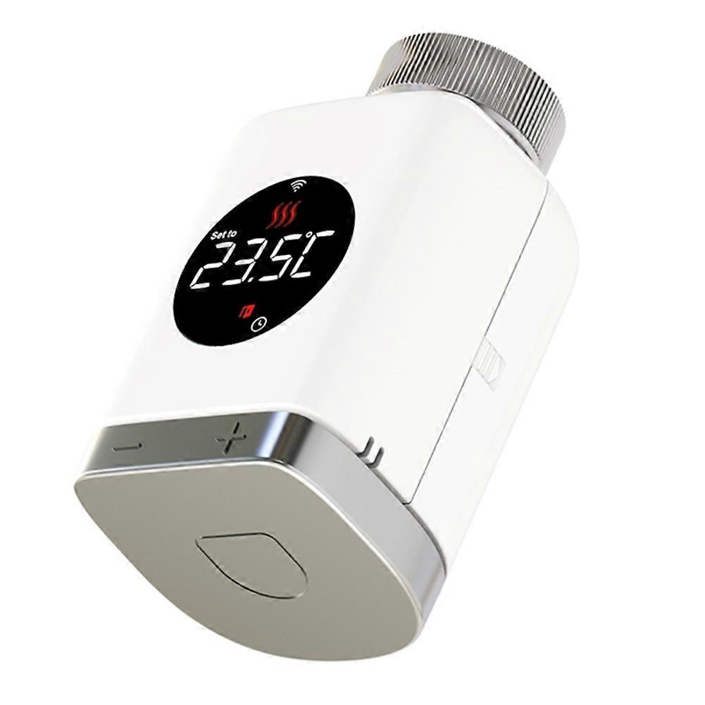 Smart Zigbee Thermostatic Radiator Valve TRV Programmable App Remote Temperature Controller for Alexa Home