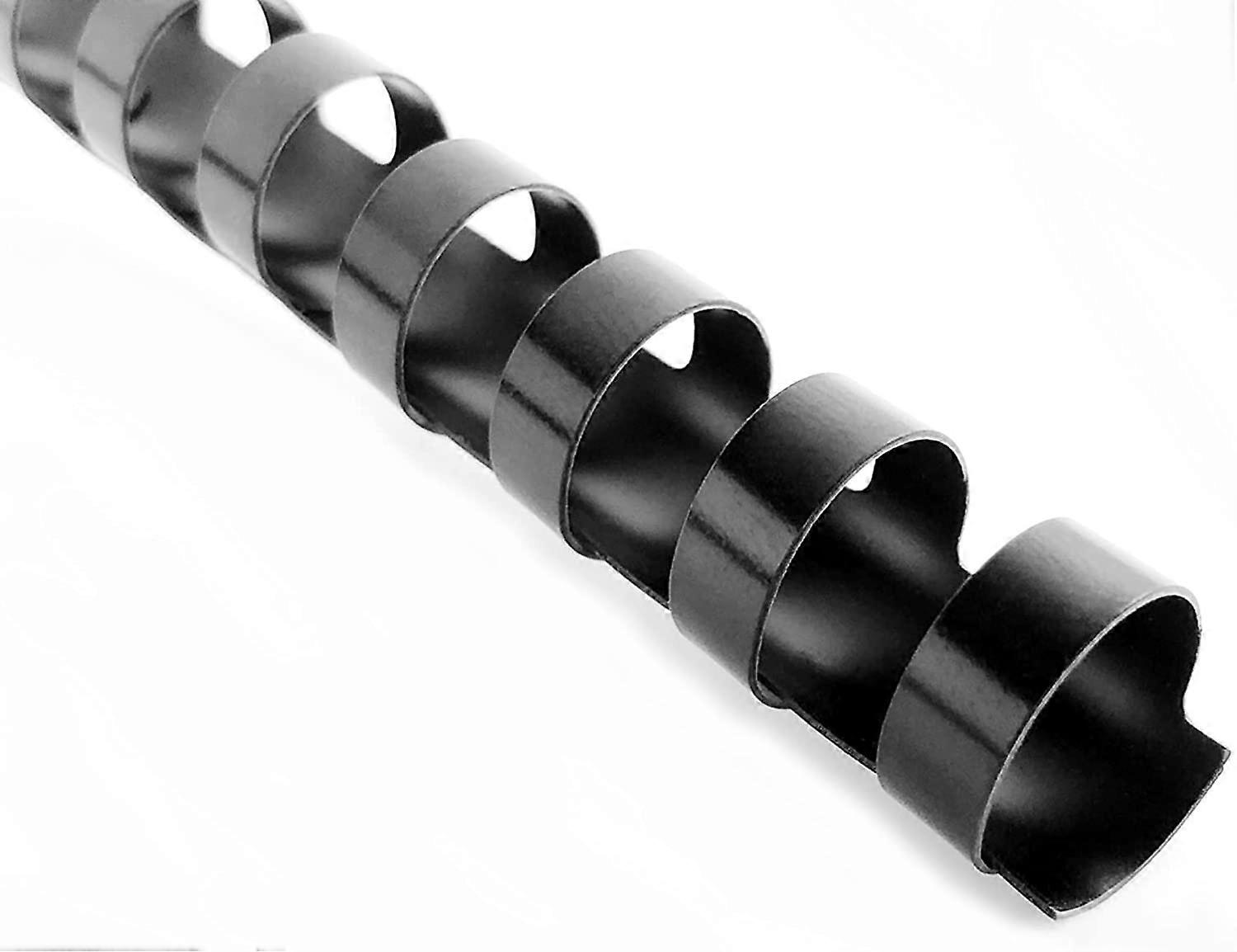 100 Pack Plastic Comb Binding Spines,11/16 Inch Diameter,145 Sheet Capacity