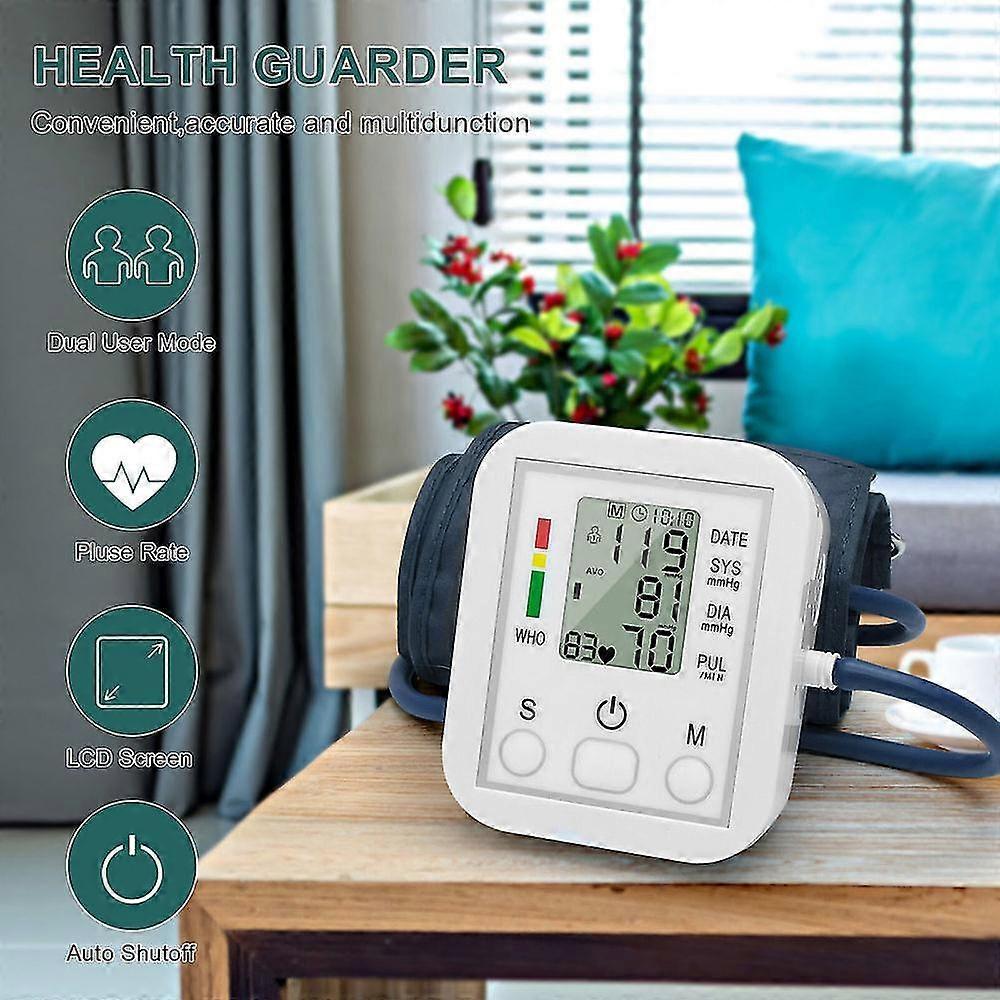 Smart Automatic Blood Pressure Monitor Upper Arm Digital Bp Machine Large Cuff