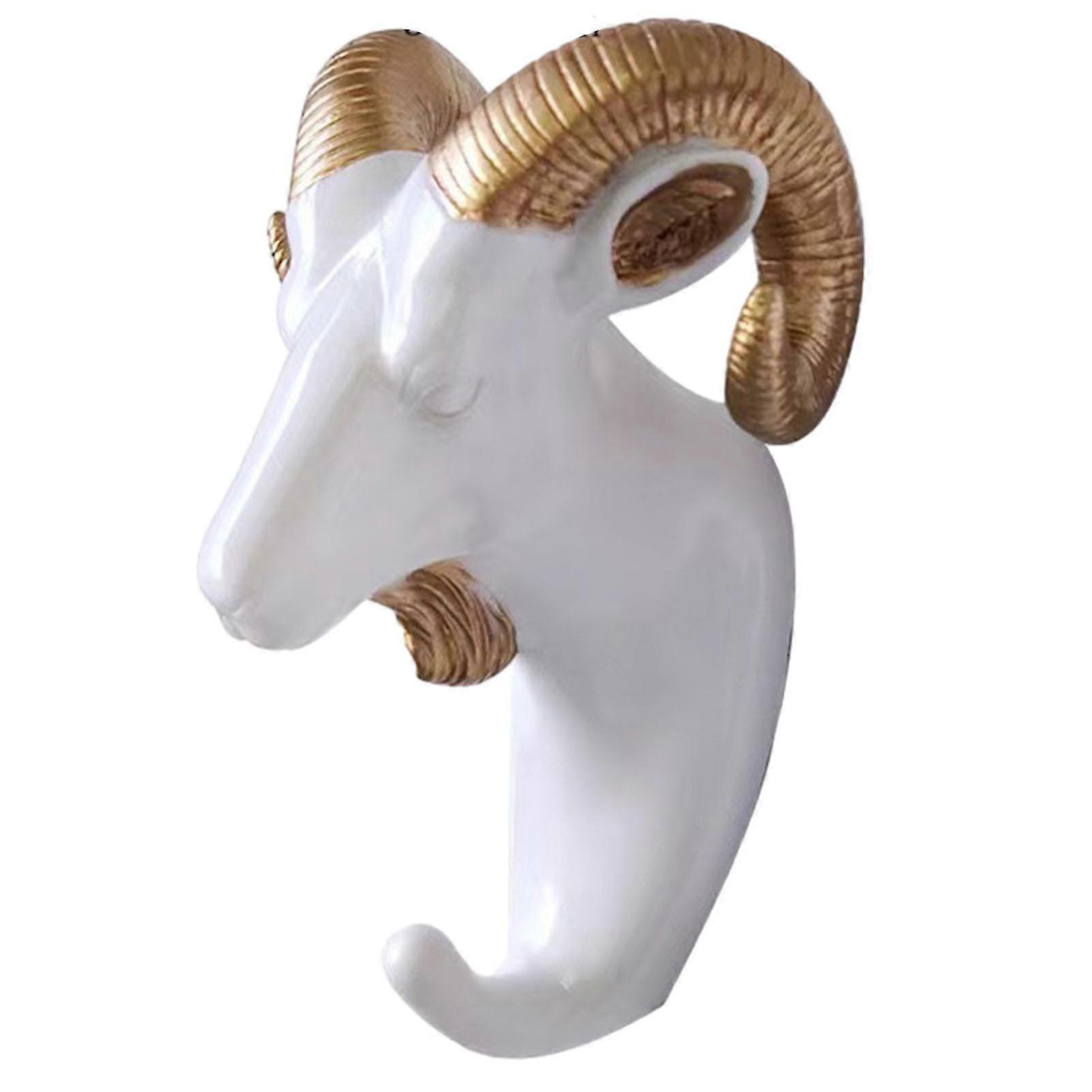 Animal Head Shape Clothes Hook Multifunctional Easy-install Clothes Hook Bathroom Accessories