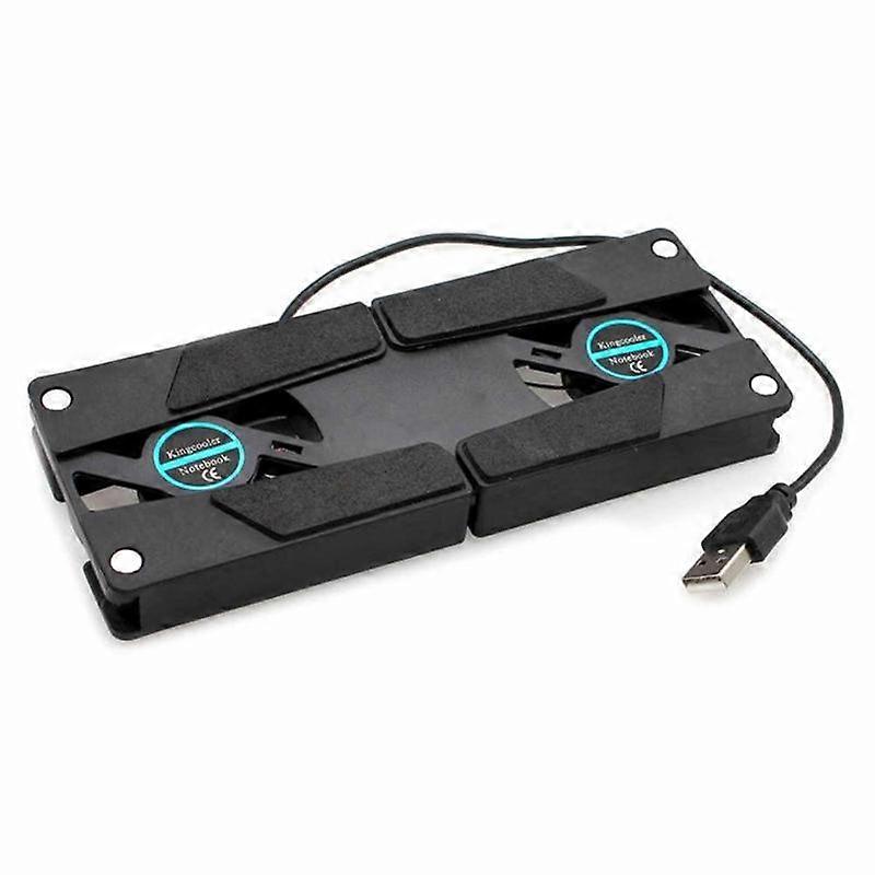 USB Cooler for Laptop Foldable Folding Dual Fan Pad Cooling Cool Pad Notebook