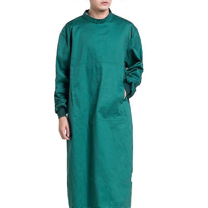 Vêtements de protection Uniforme d’infirmière Vêtements de médecin Vêtements à manches longues Costume de travail Vêtements de combinaison (vert foncé Taille xl)