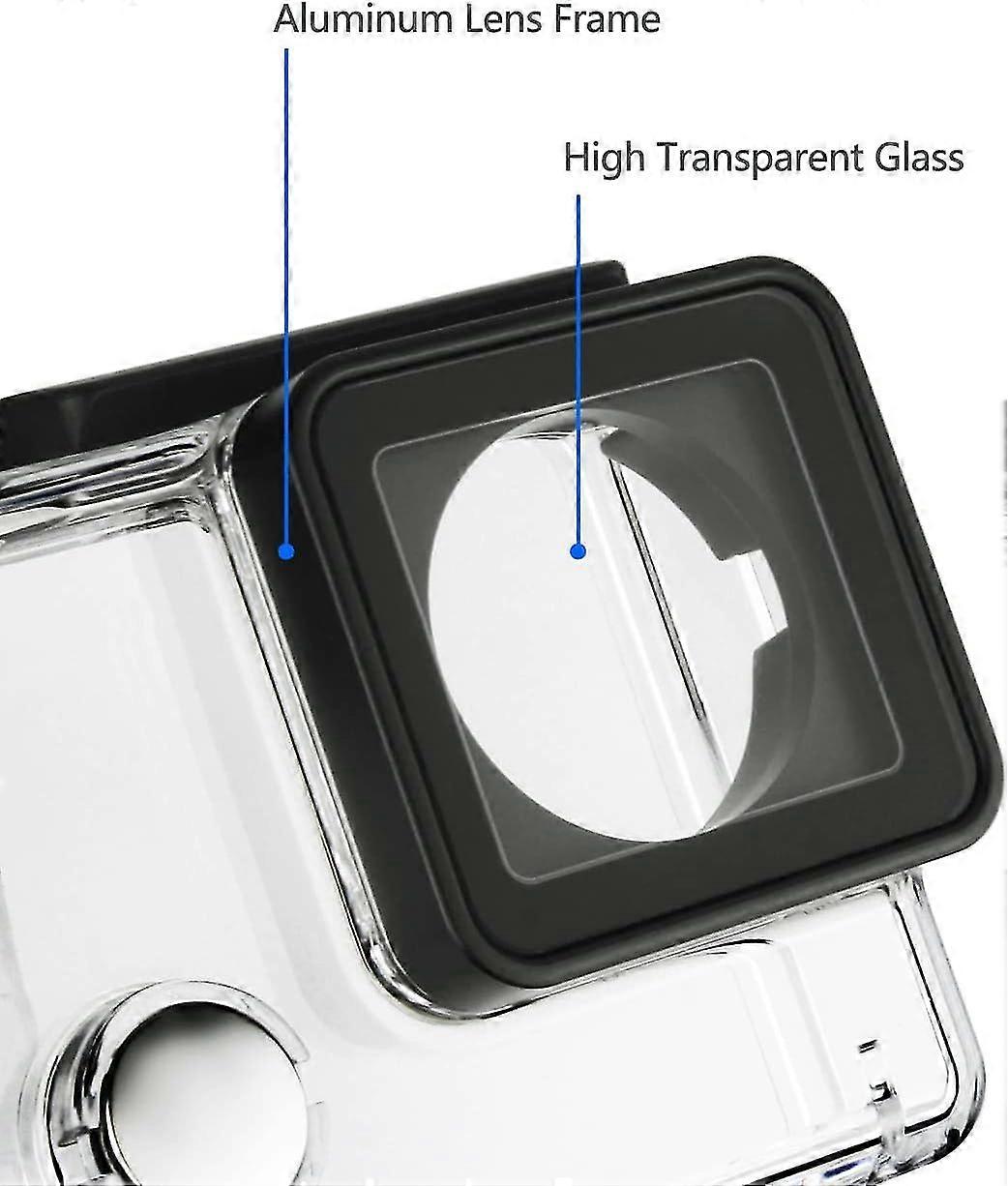 Custodia Impermeabile per GoPro Hero 9/10/11, Alloggiamento per Immersioni 60M/197FT Copertura Protettiva Subacquea, Guscio per Immersioni di Ricambio Custodia Impermeabile per GoPro Hero 9/10/11, Alloggiamento per Immersioni 60M/197FT Copertura Protettiva Subacquea, Guscio per Immersioni di Ricambio