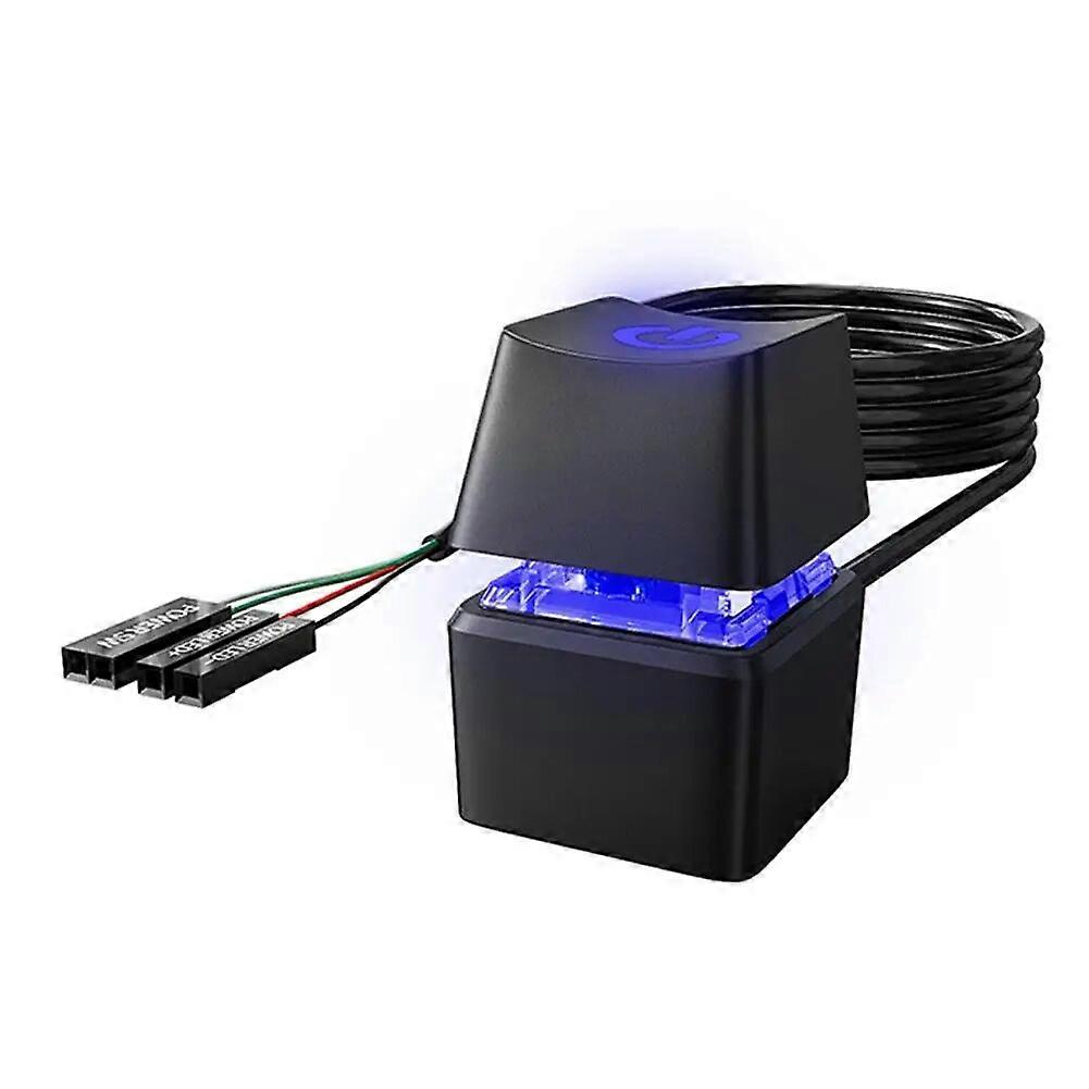 165/5/10m LED Lights Computer Desktop Switch PC Motherboard External Start Power Button Extension Cable For Home Office