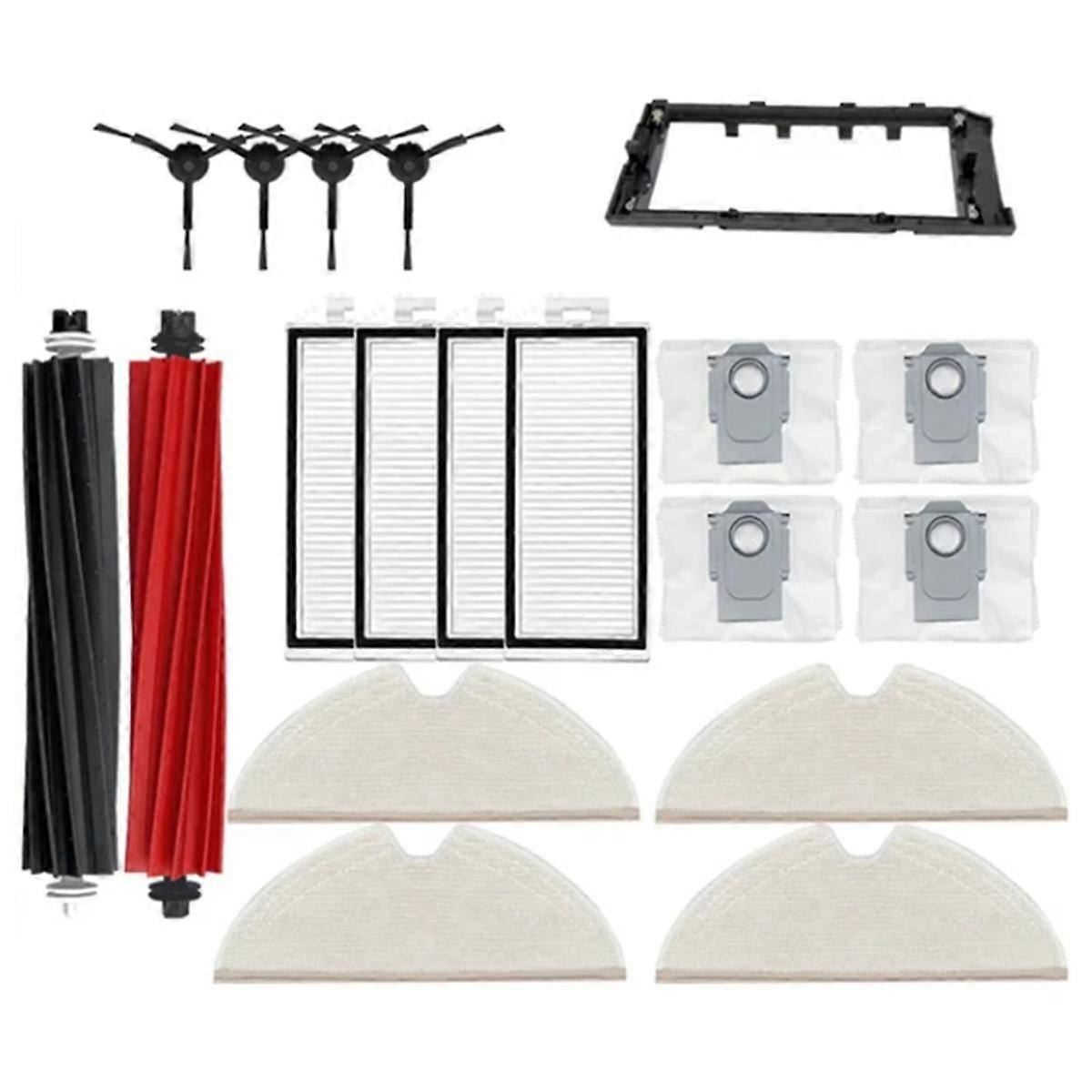 19 PZ Kit di accessori per Q5 Pro Q5 Pro + Q8 Max Q8 Max + Vuoto di Ricambio Spazzola Laterale Principale Hepa Fil come mostrato