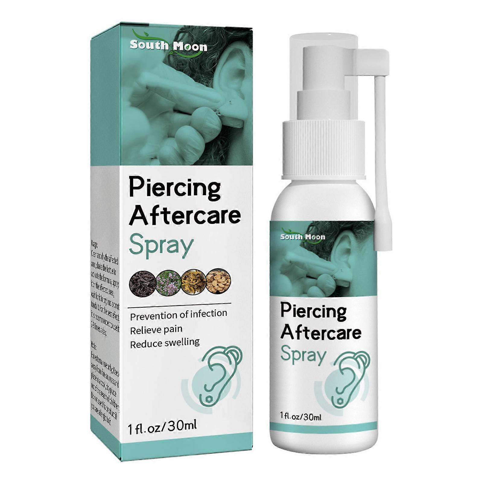 30Ml Piercing Bakım Sonrası Sprey Tedavi Kadınlar Erkekler için Can Sıkıcı Piercing Yumrular Günlük Kullanım