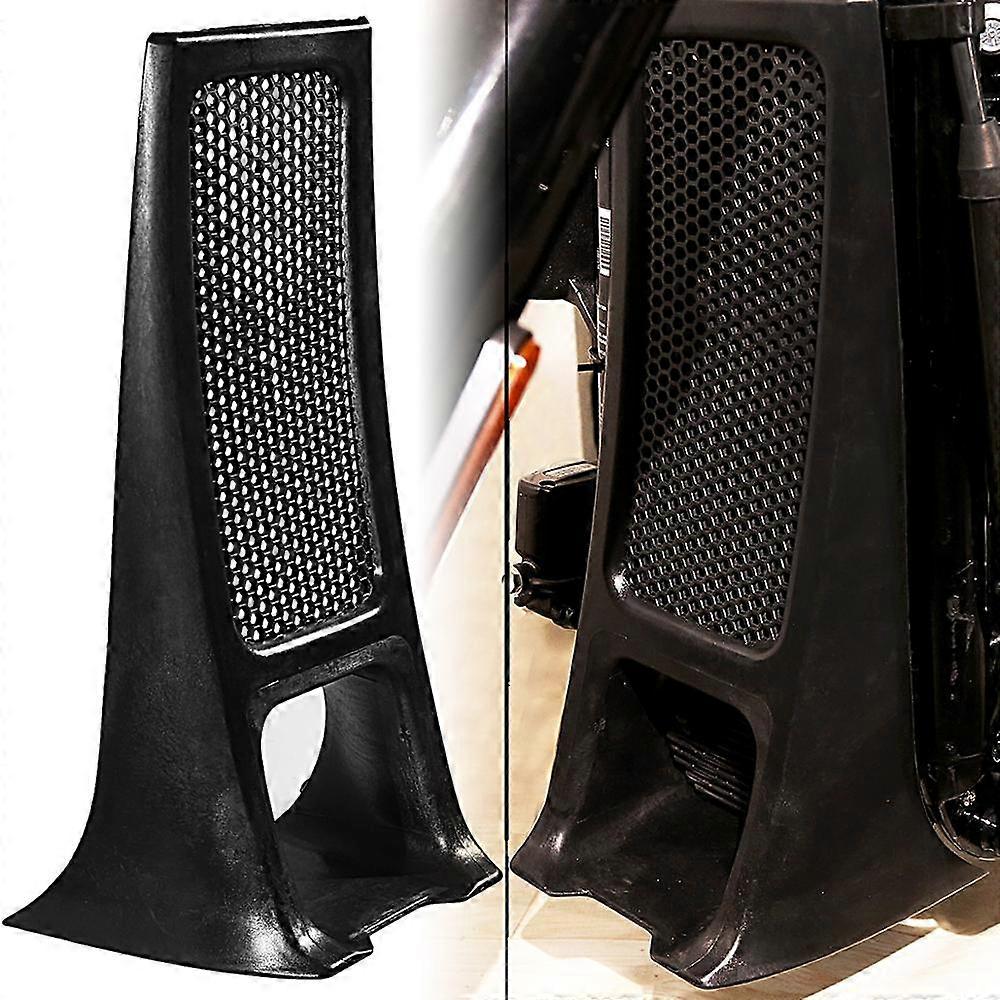 BLACK LOWER RADIATOR COVER CHIN SPOILER AND HEADLIGHT FARING COVER FOR ...