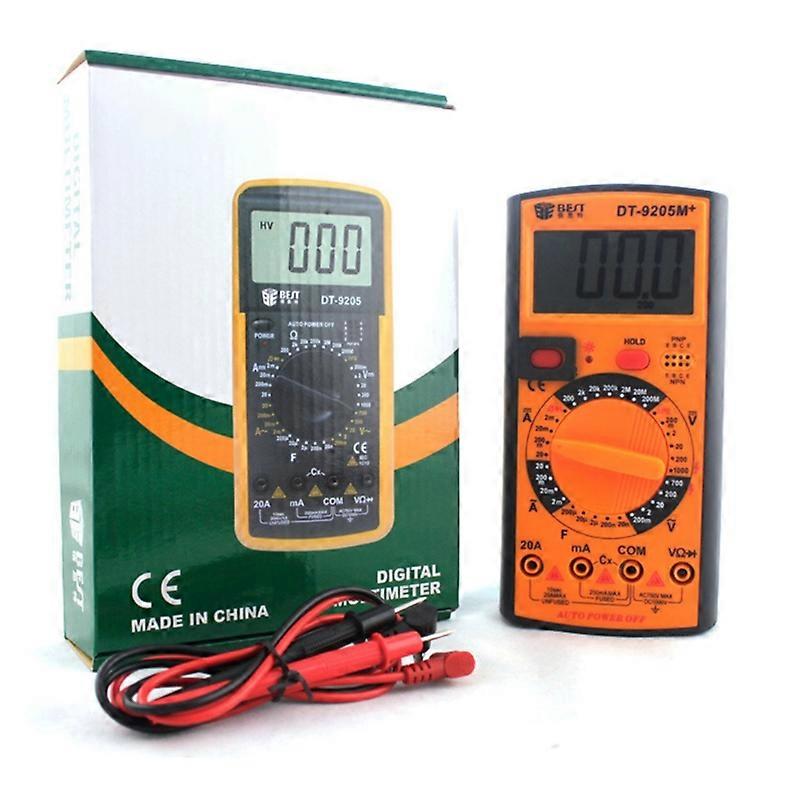 Digitales Multimeter TRMS Multitester Manueller Entfernungsmessung Voltmeter Kapazitätstest