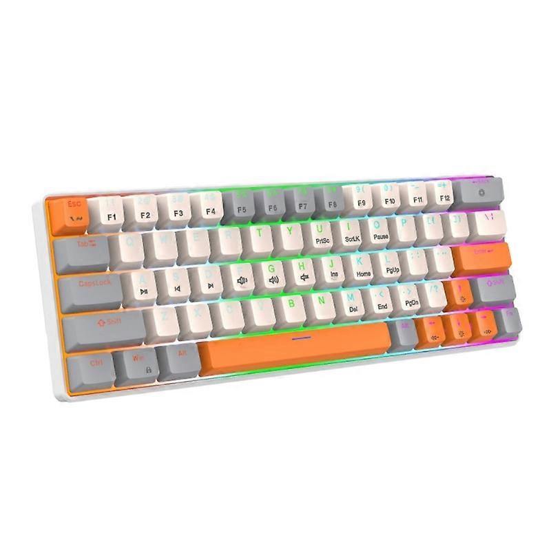 V500 Gaming Keyboard with Backlit Keys Gaming Mechanical Keyboards 63Keys
