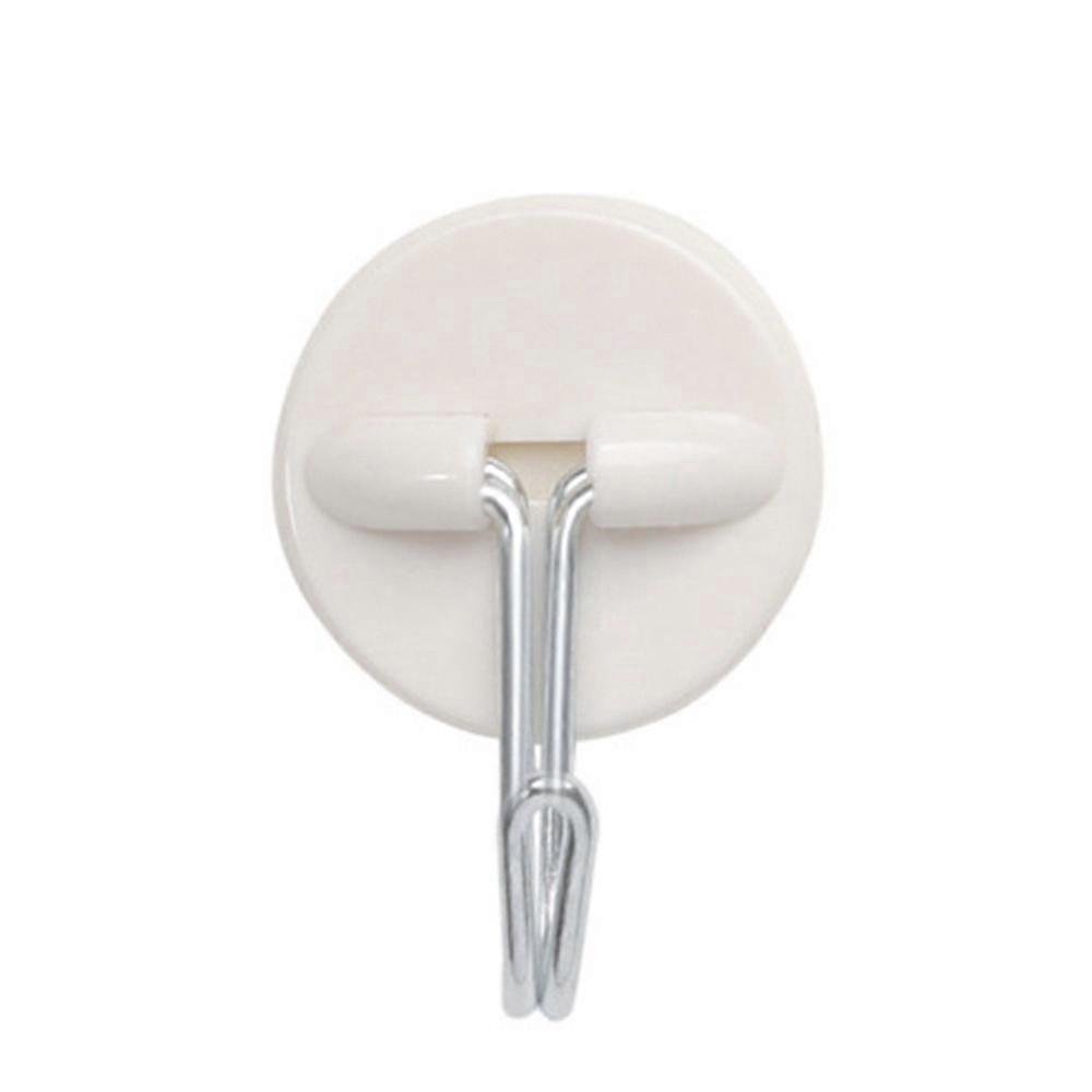 White Wall Hook Punchless Kitchen Organizer Storage Hook 6pcs Multipurpose