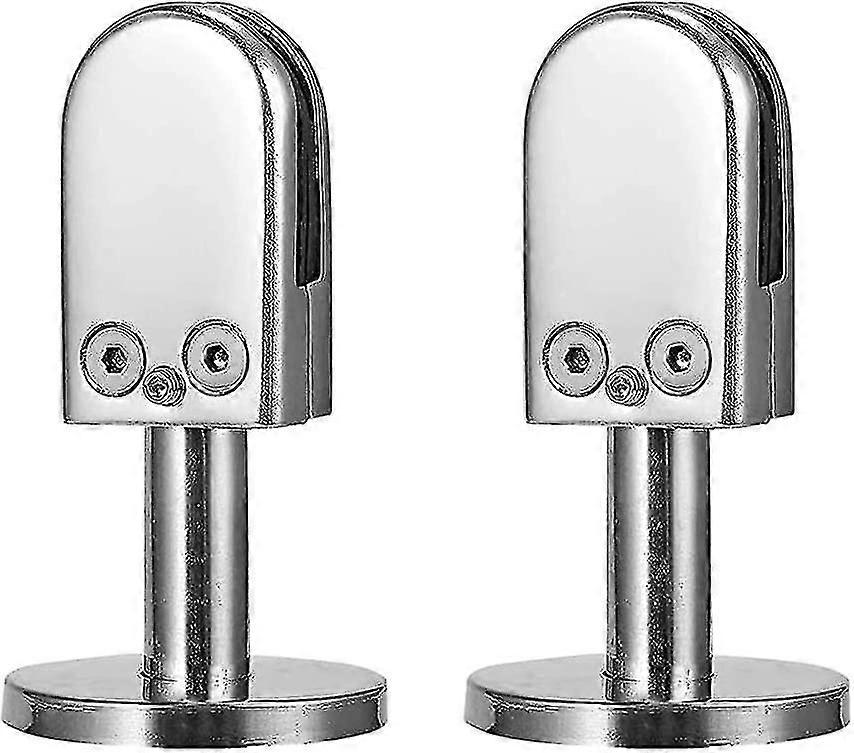 Glass Stair Clamp,2pcs 6-8mm,304 Stainless Steel,glass Railing Clamps,bottom Support Column,adjustable