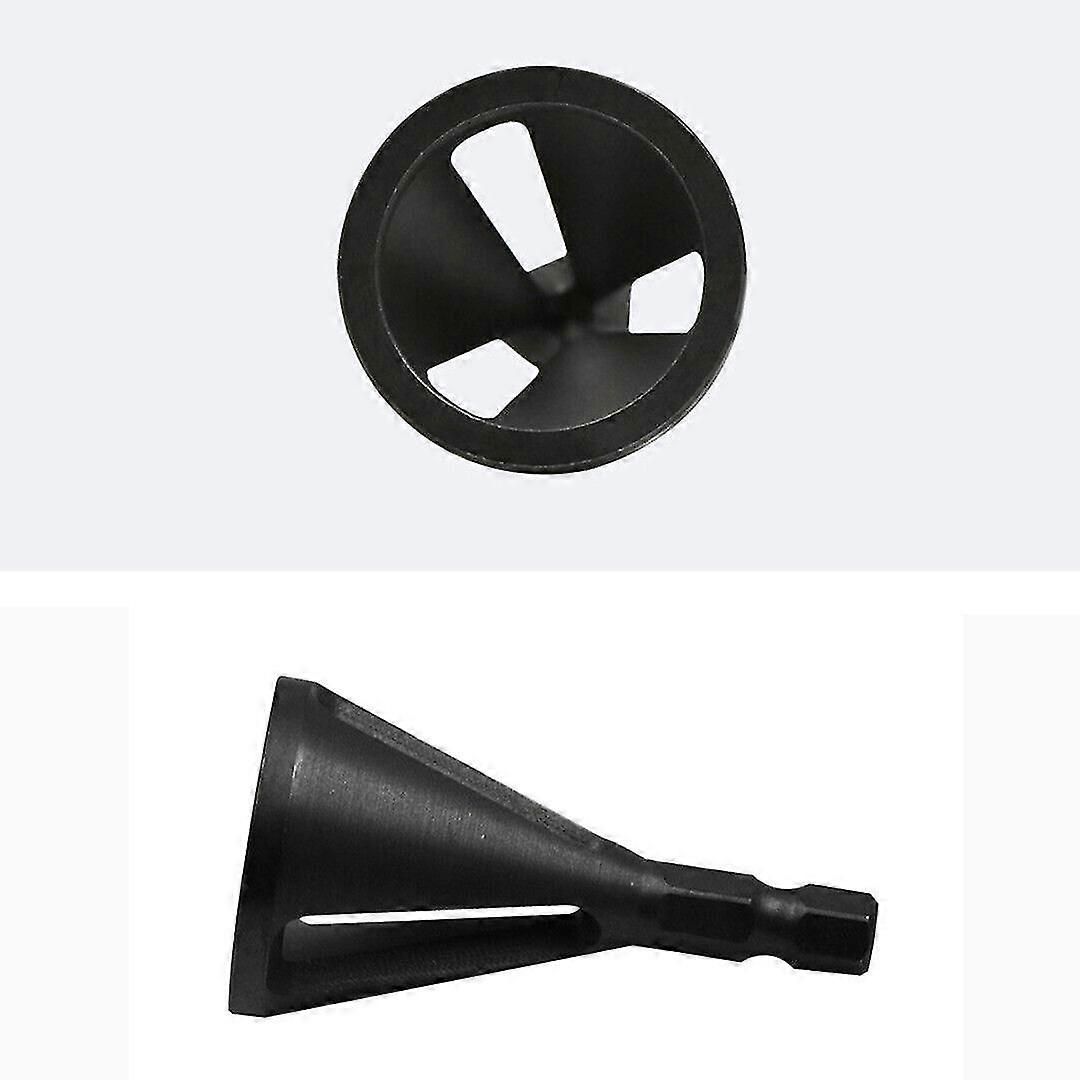 Deburring External Chamfer Tool Steel Remove Cutting Burr Drill Bit Blk .(black)(1pcs)