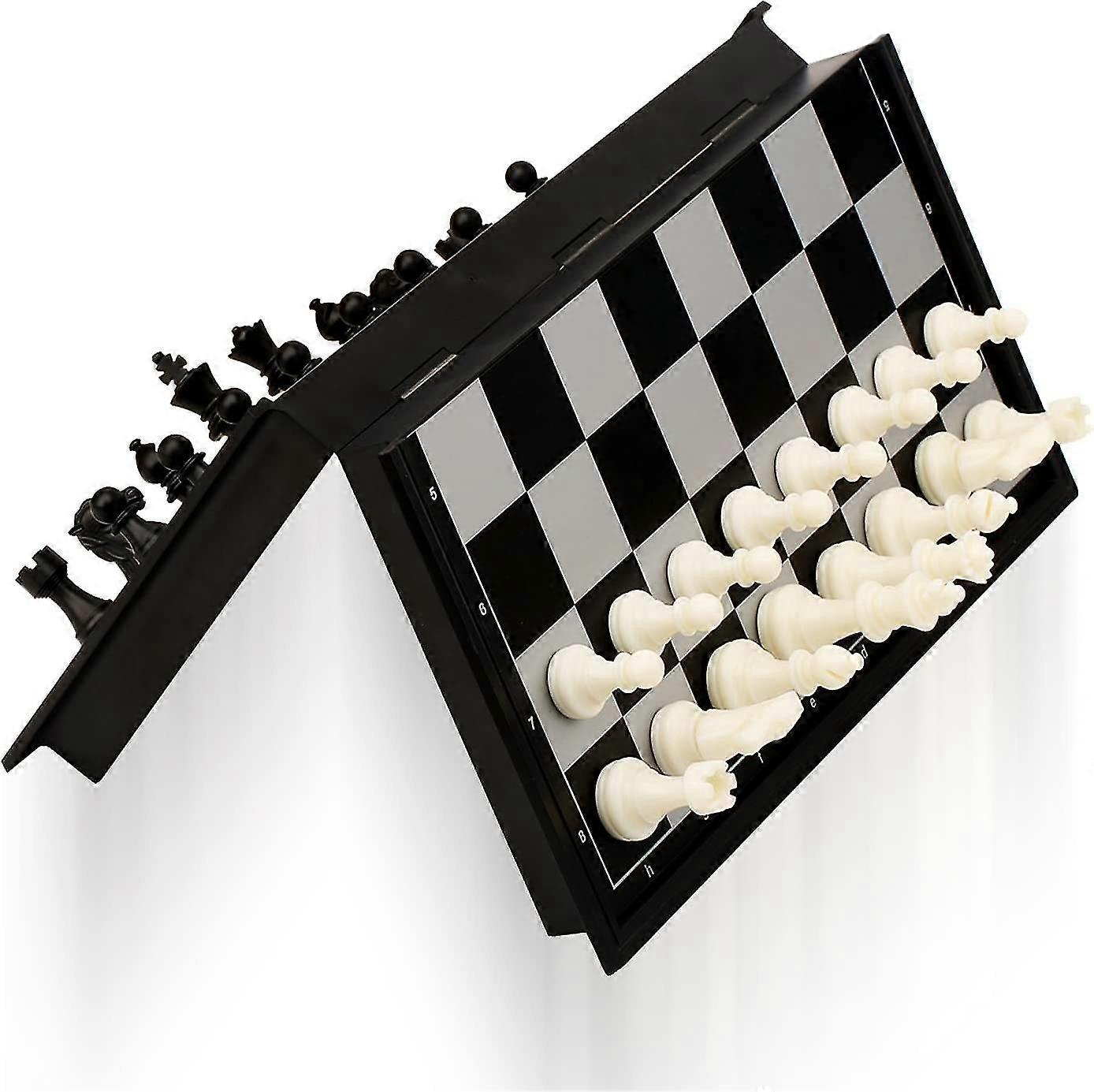 Magnetic Travel Chess Set With Acsergery Folding Chess Board Educational Toys For Kids And Gift