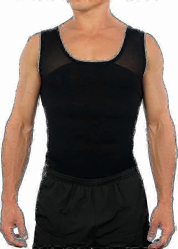 Men's Chest Compression Shirt To Hide Gynecomastia Moobs