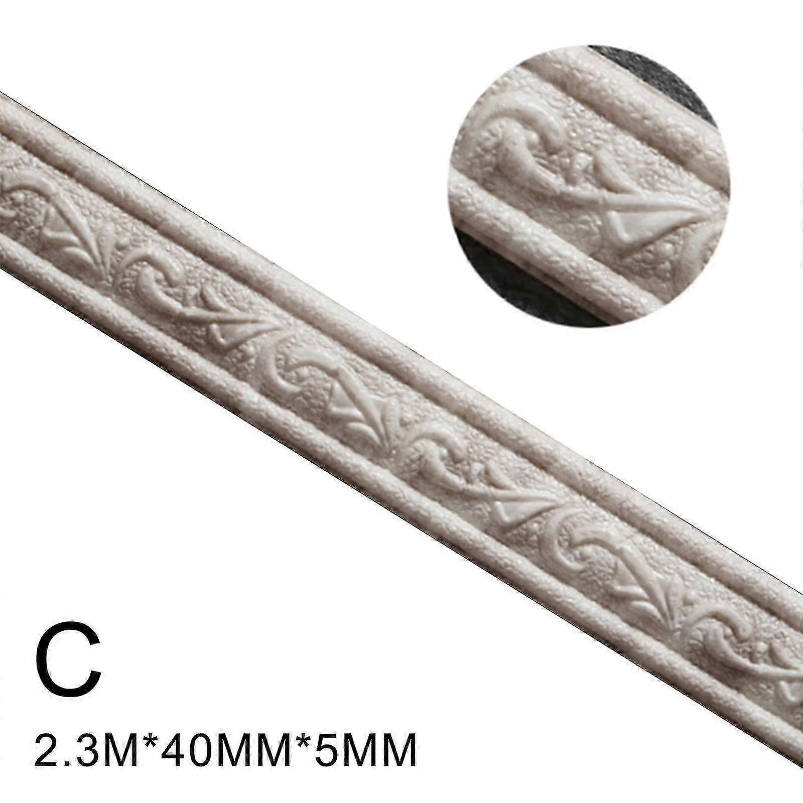 3d Pattern Adesivo Parede Corte Linha Contornando Border Decoração Auto Adesivo Casa