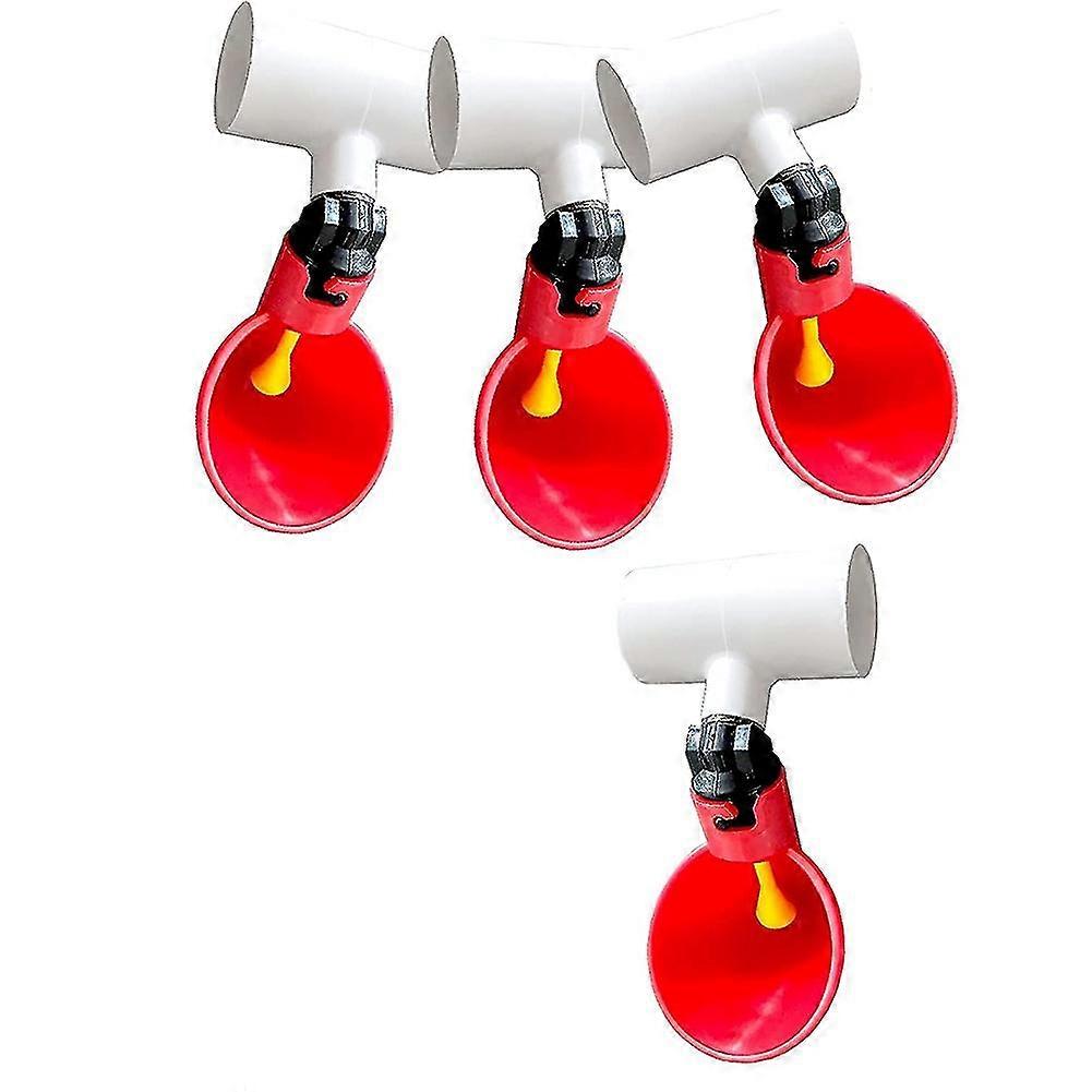 Chicken Waterer Cups, Chicken Waterer Feeder Tee Fittings, Automatic Chicken Waterer For Chicken Du