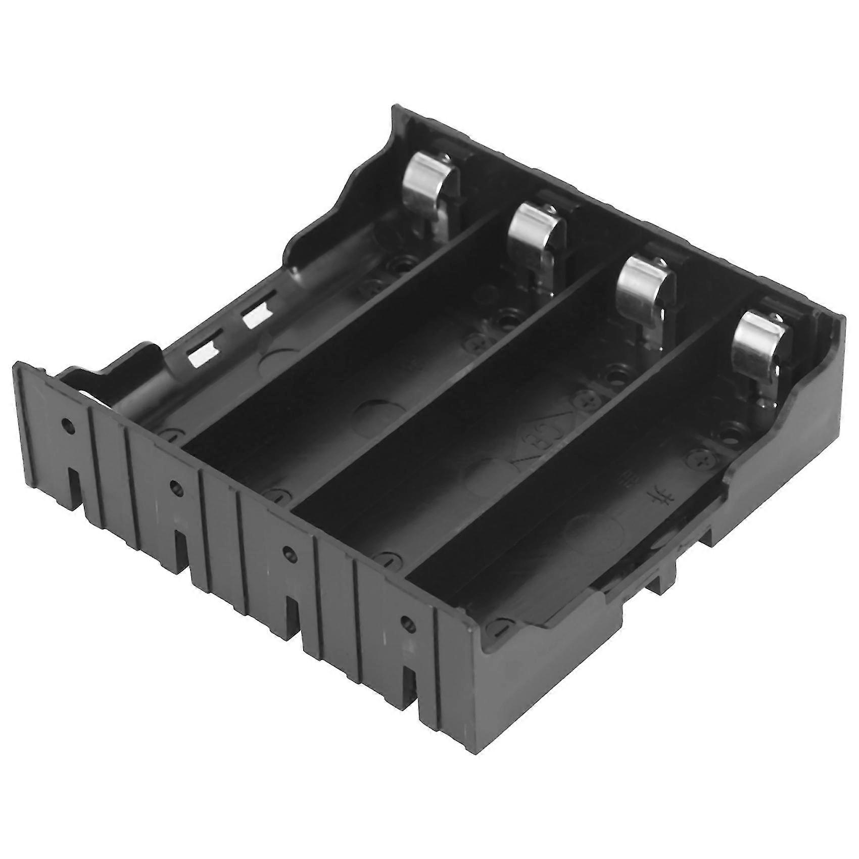 5pcs Li-ion Diy Battery Plastic Case Holder For 4x3.7v
