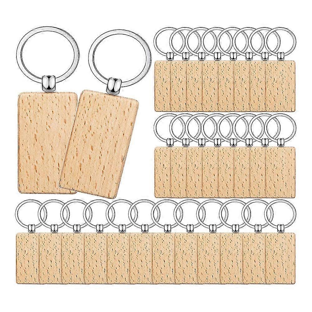 100pieces Keychain Blanks Bulk Eng Blanks Un Key Ring Key Tag A