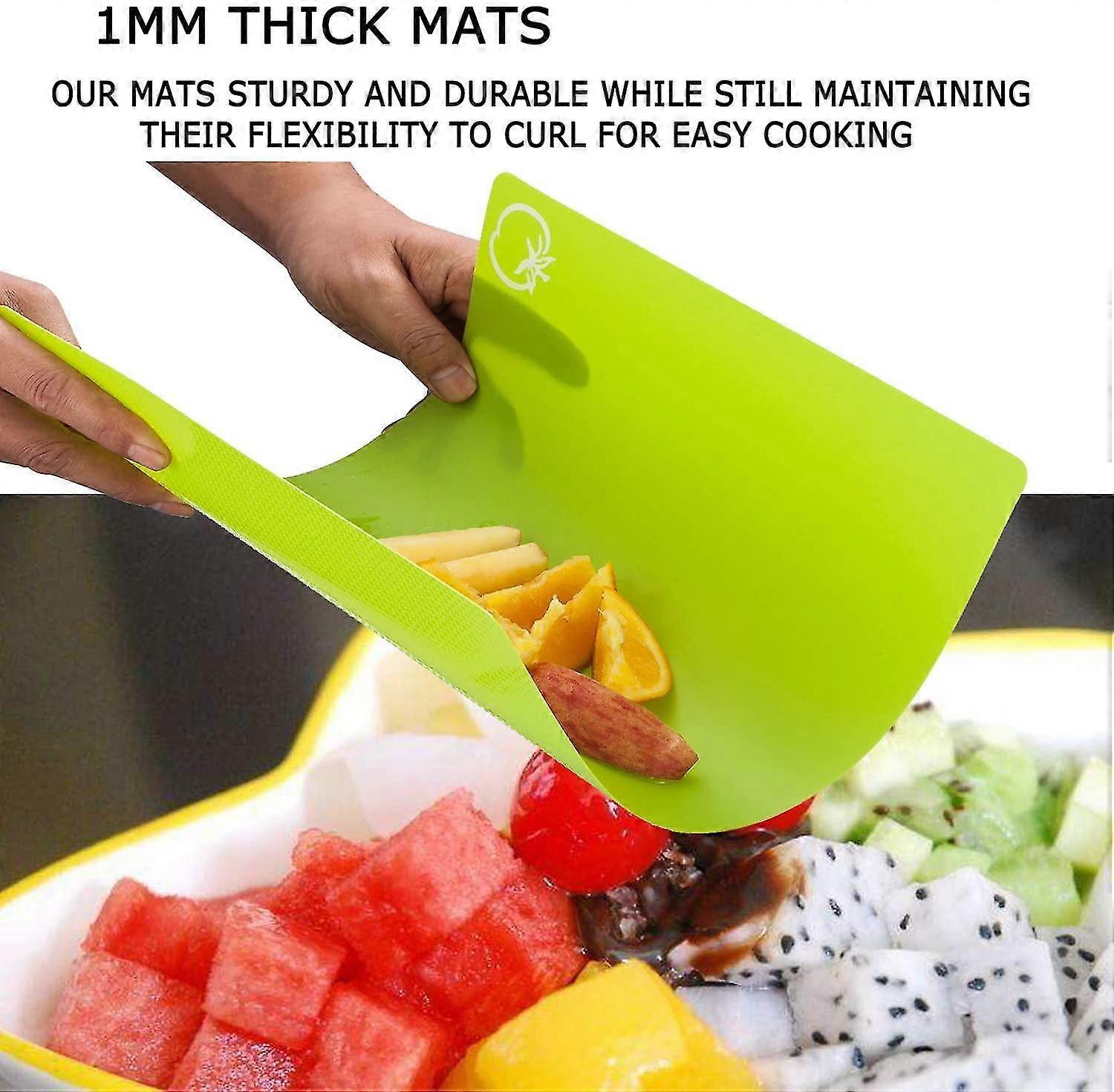 Flexible Plastic Cutting Board Mats, Colored