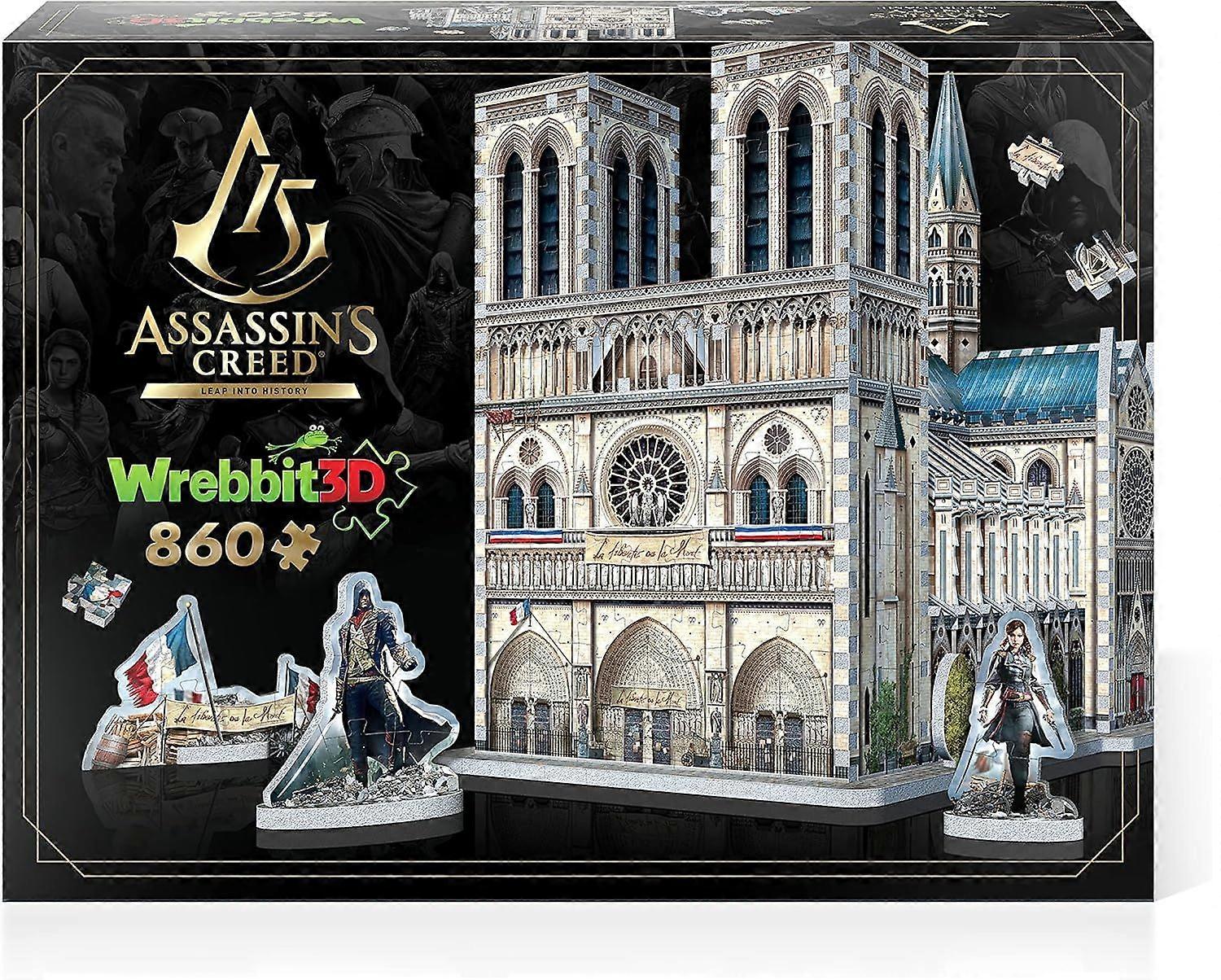 Wrebbit - Assassins Creed Notre Dame 3D Jigsaw Puzzle Game
