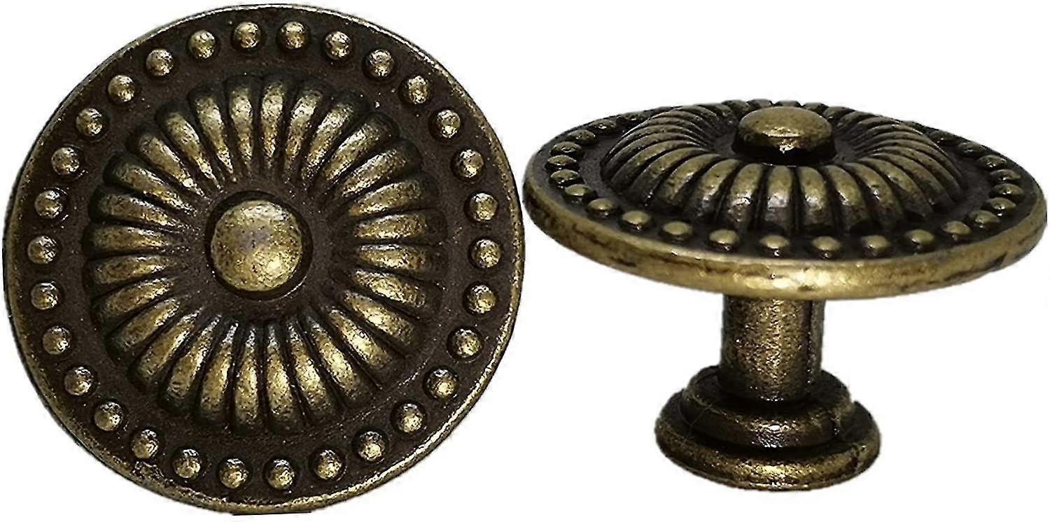 Antique Brass Furniture Knobs 10pcs
