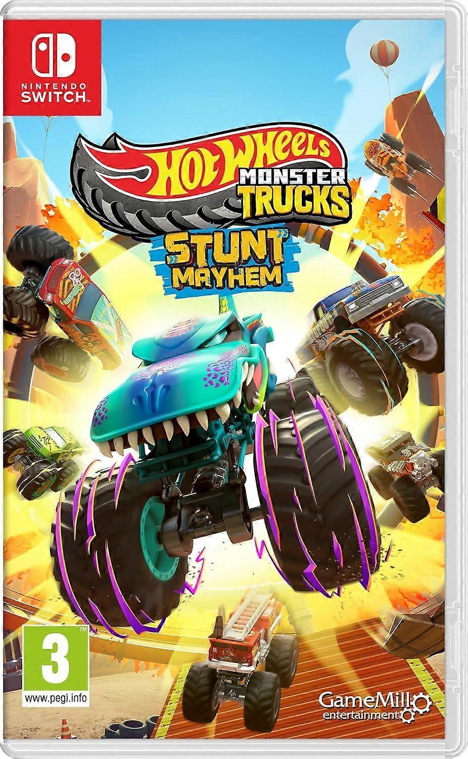Hot Wheels Monster Trucks Stunt Mayhem Switch Game